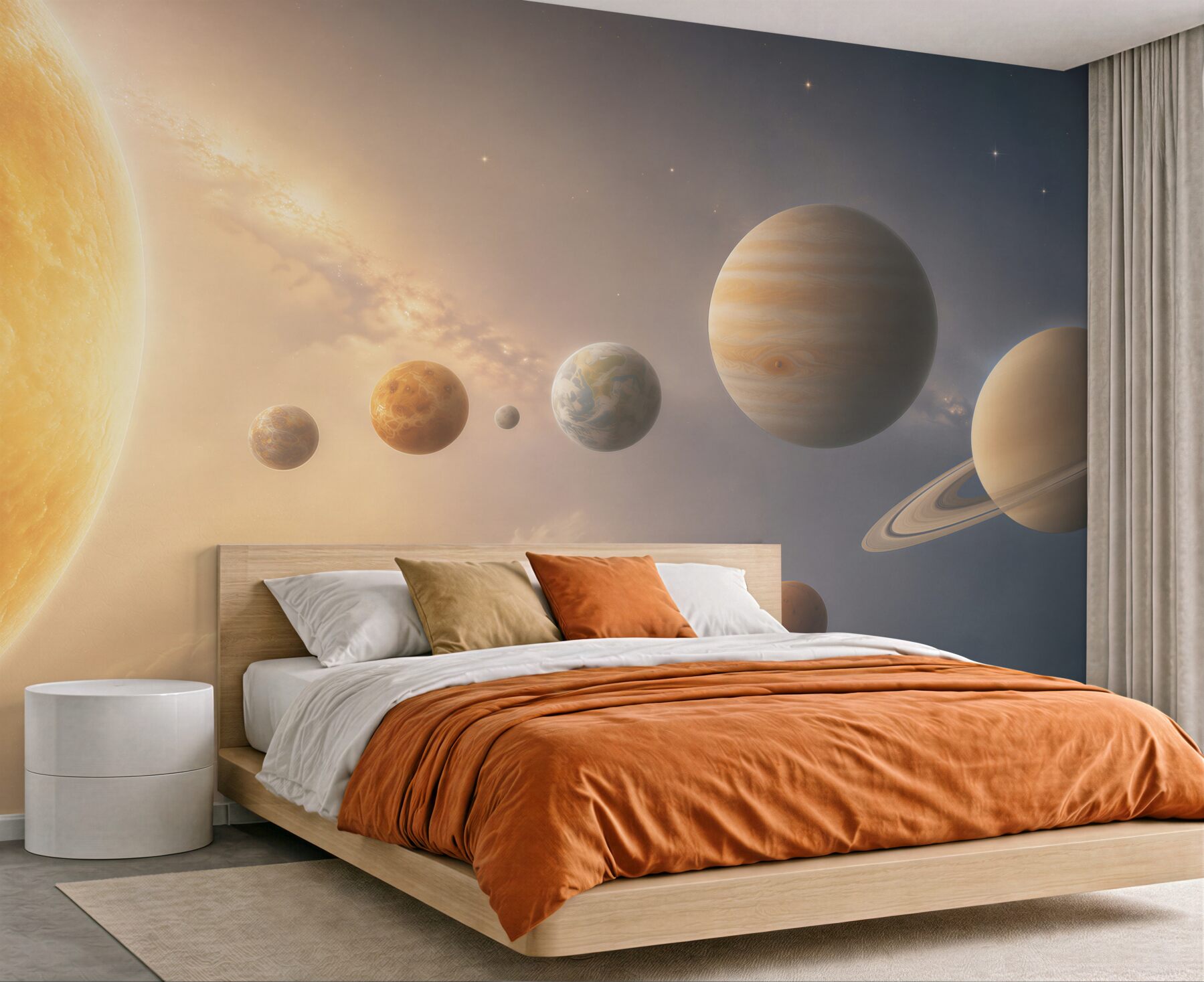 Fototapeta parada planet wokół słońca?v23