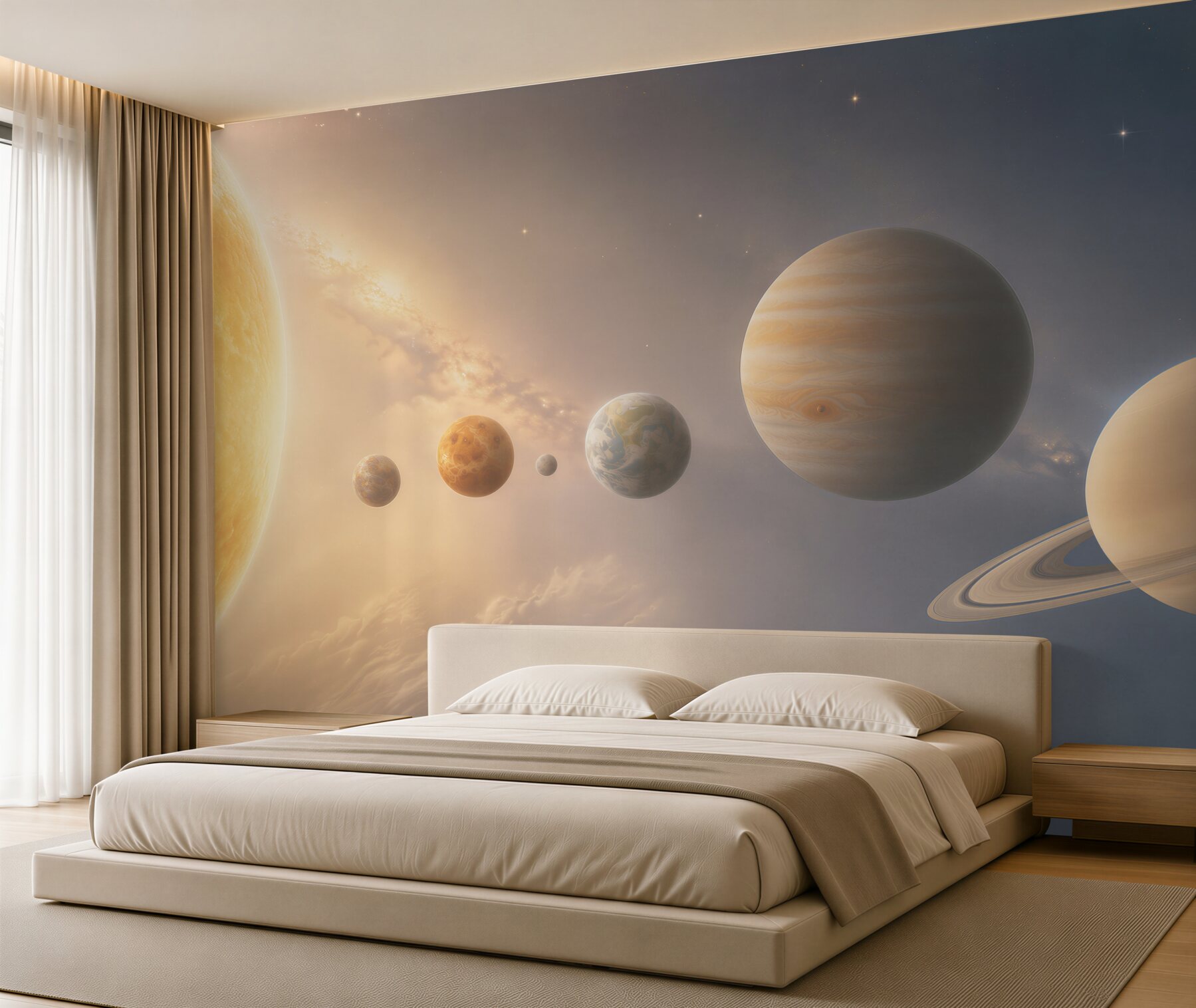 Fototapeta parada planet wokół słońca?v23