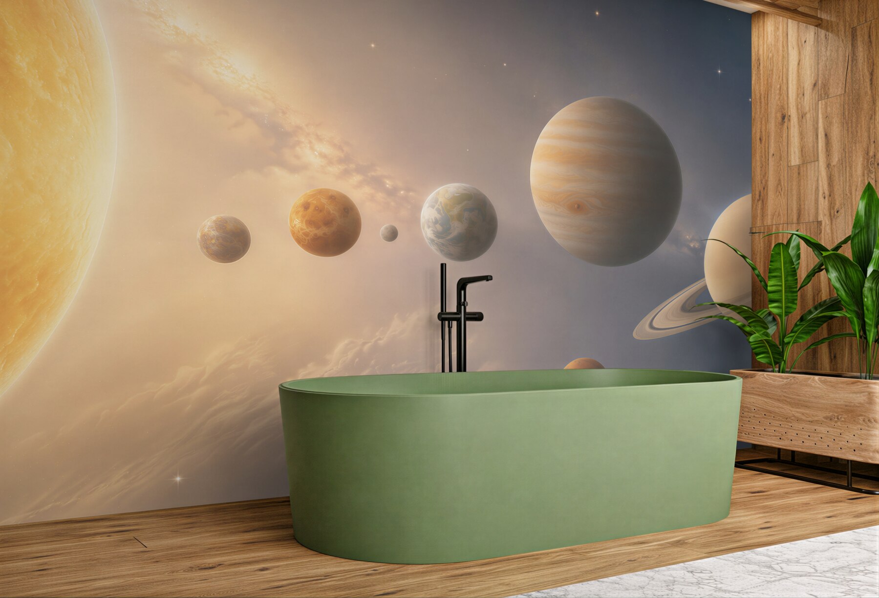 Fototapeta parada planet wokół słońca?v23