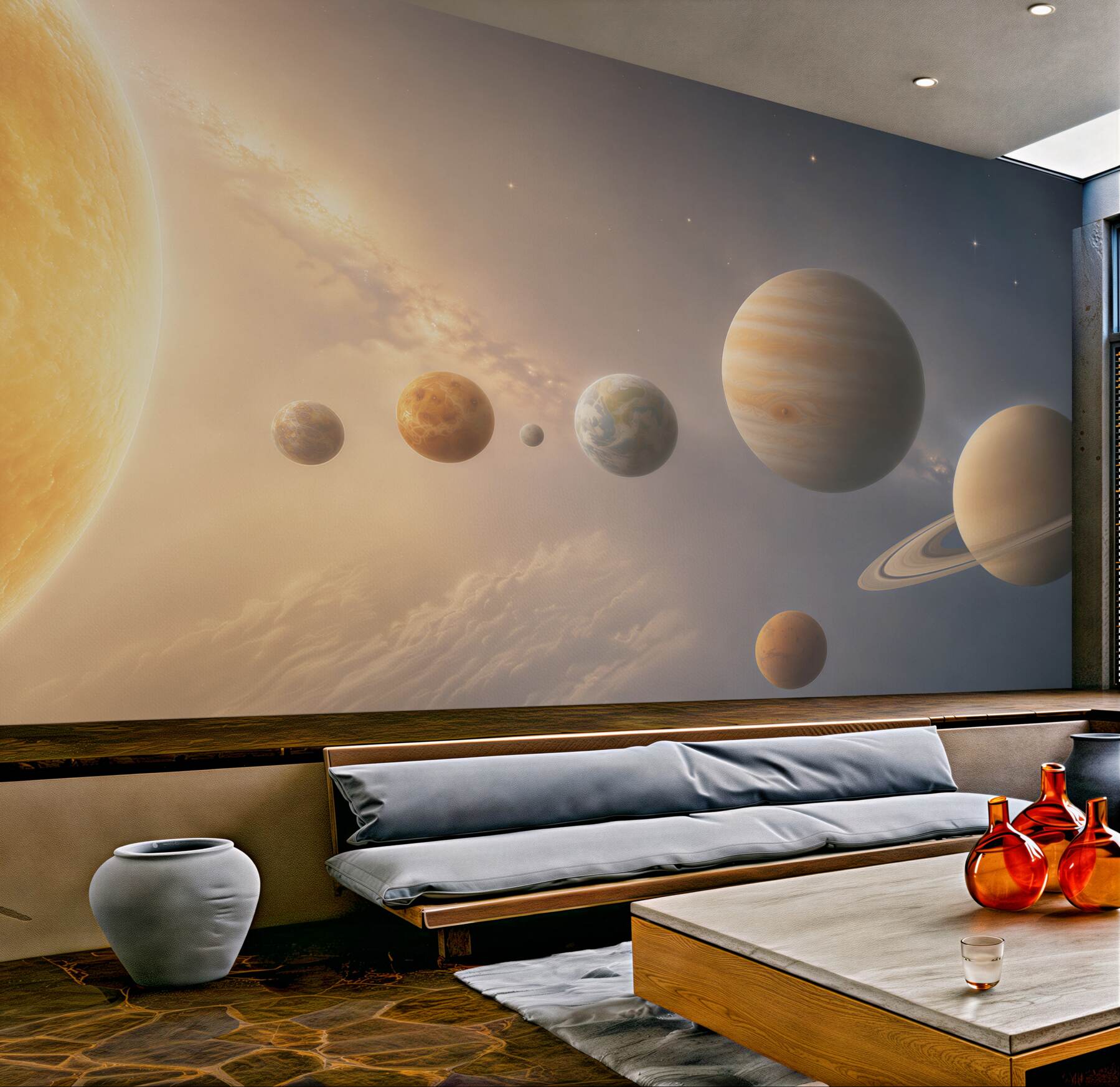 Fototapeta parada planet wokół słońca?v23