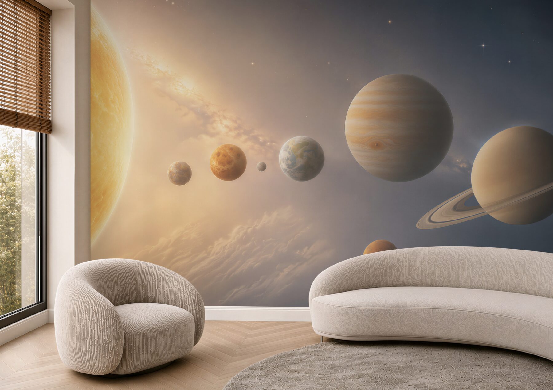 Fototapeta parada planet wokół słońca?v23