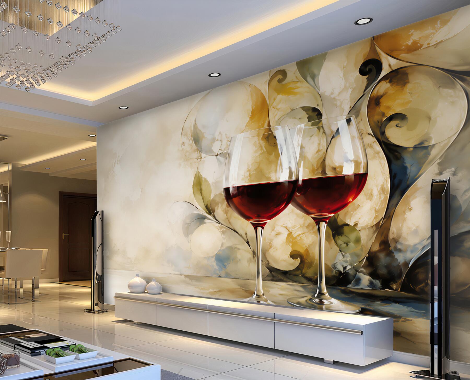 Fototapeta Motyw wina w stylu kubistycznym?v23