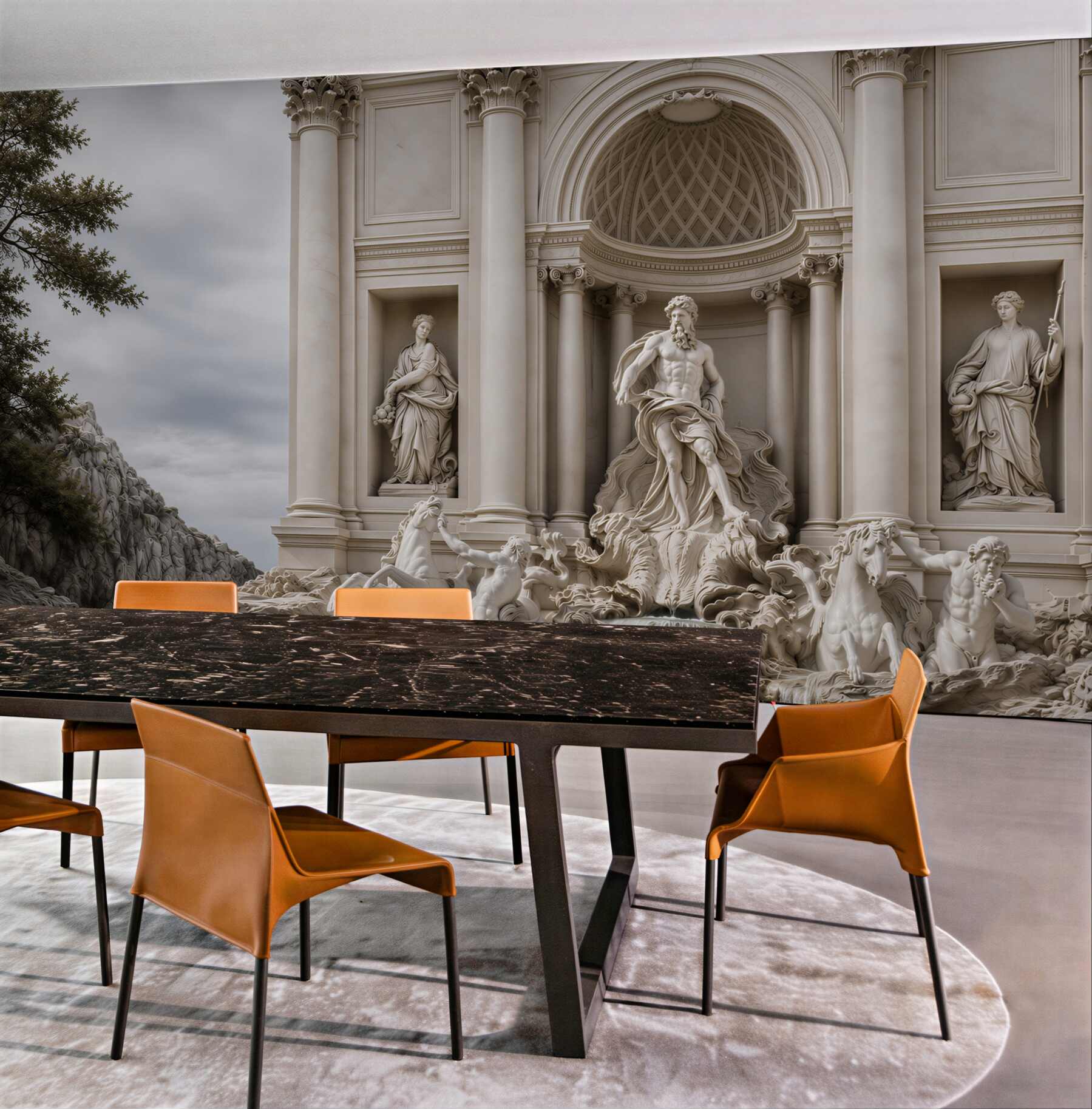 Fototapeta rzeźby przy Fontannie di Trevi?v23