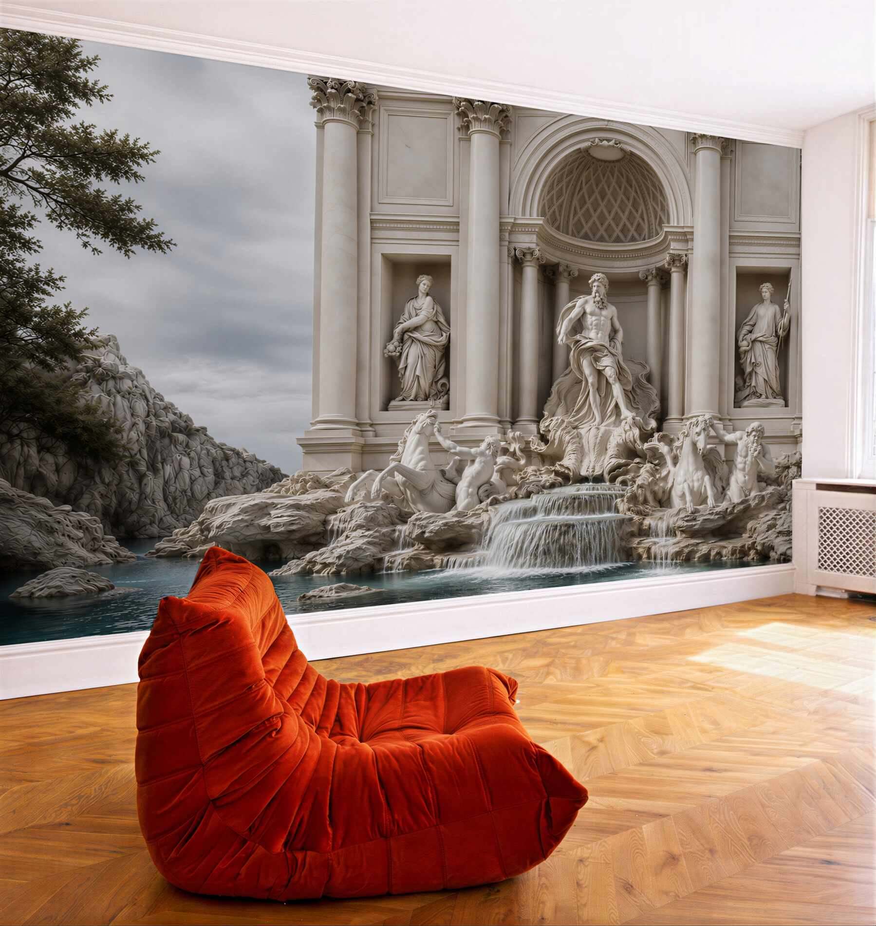 Fototapeta rzeźby przy Fontannie di Trevi?v23