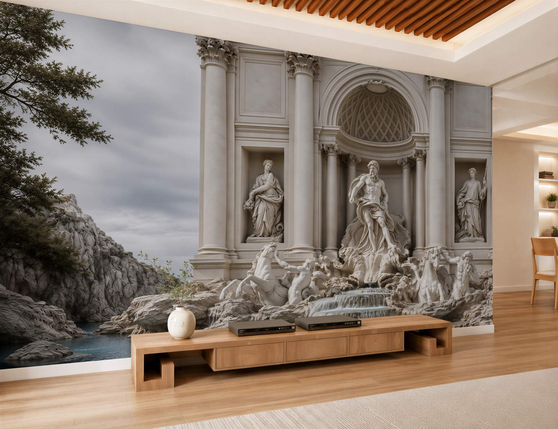 Fototapeta rzeźby przy Fontannie di Trevi?v23