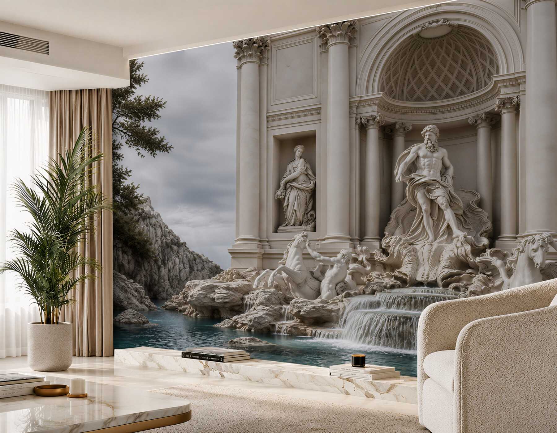 Fototapeta rzeźby przy Fontannie di Trevi?v23