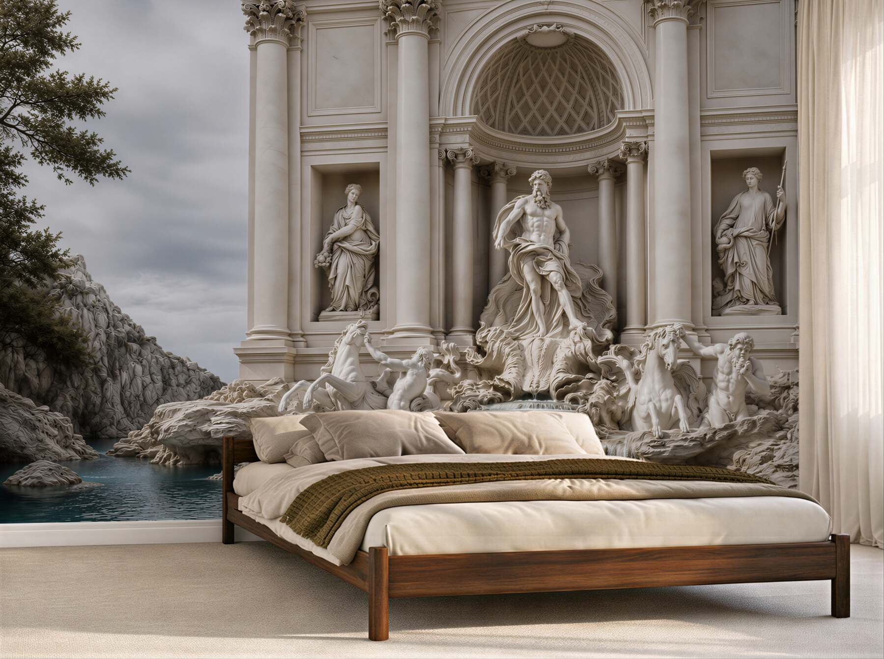 Fototapeta rzeźby przy Fontannie di Trevi?v23