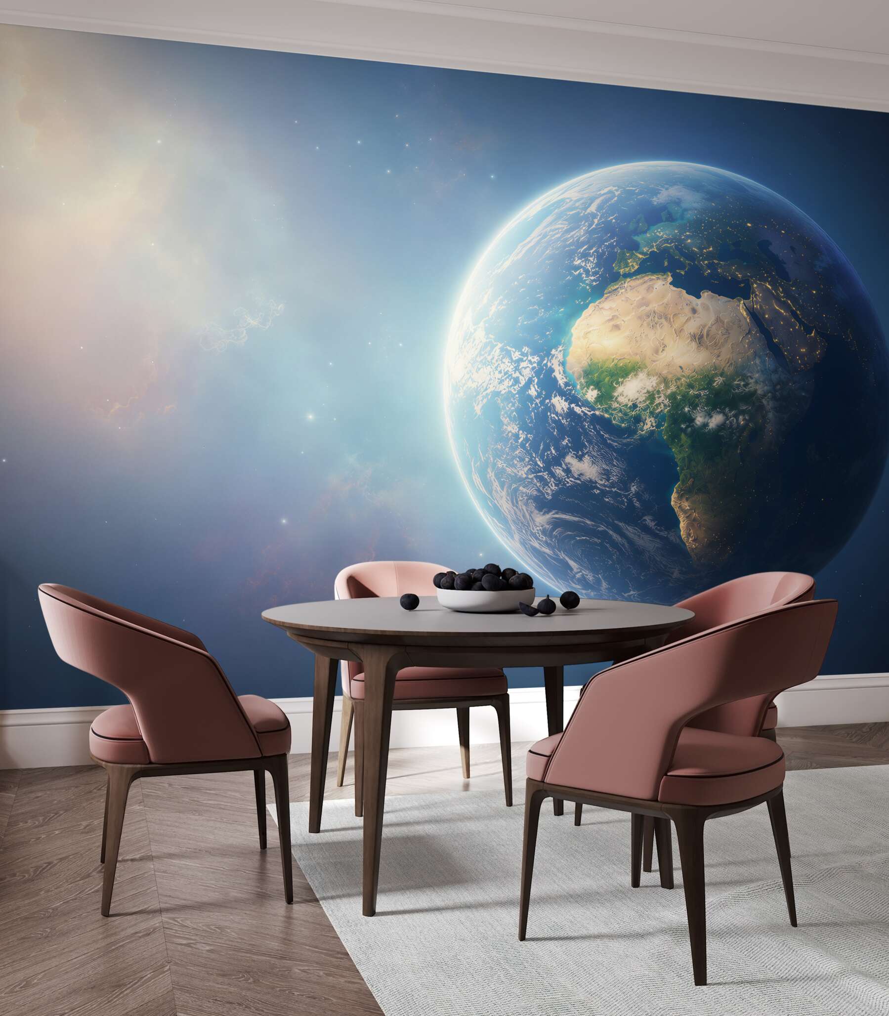 Fototapeta planeta Ziemia i Afryka