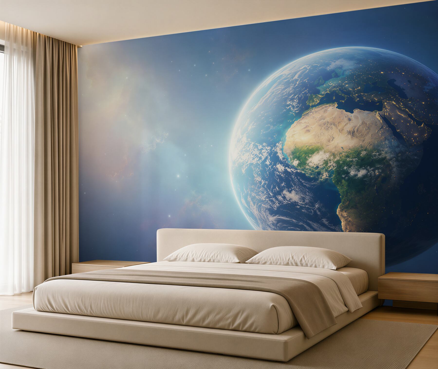 Fototapeta planeta Ziemia i Afryka?v23