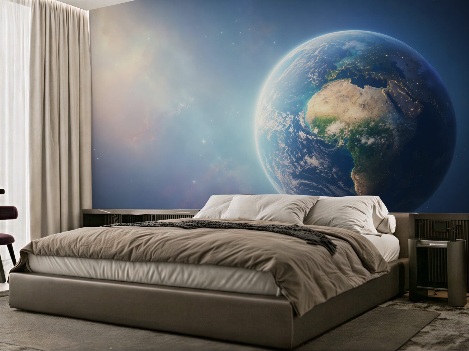 Fototapeta planeta Ziemia i Afryka?v23