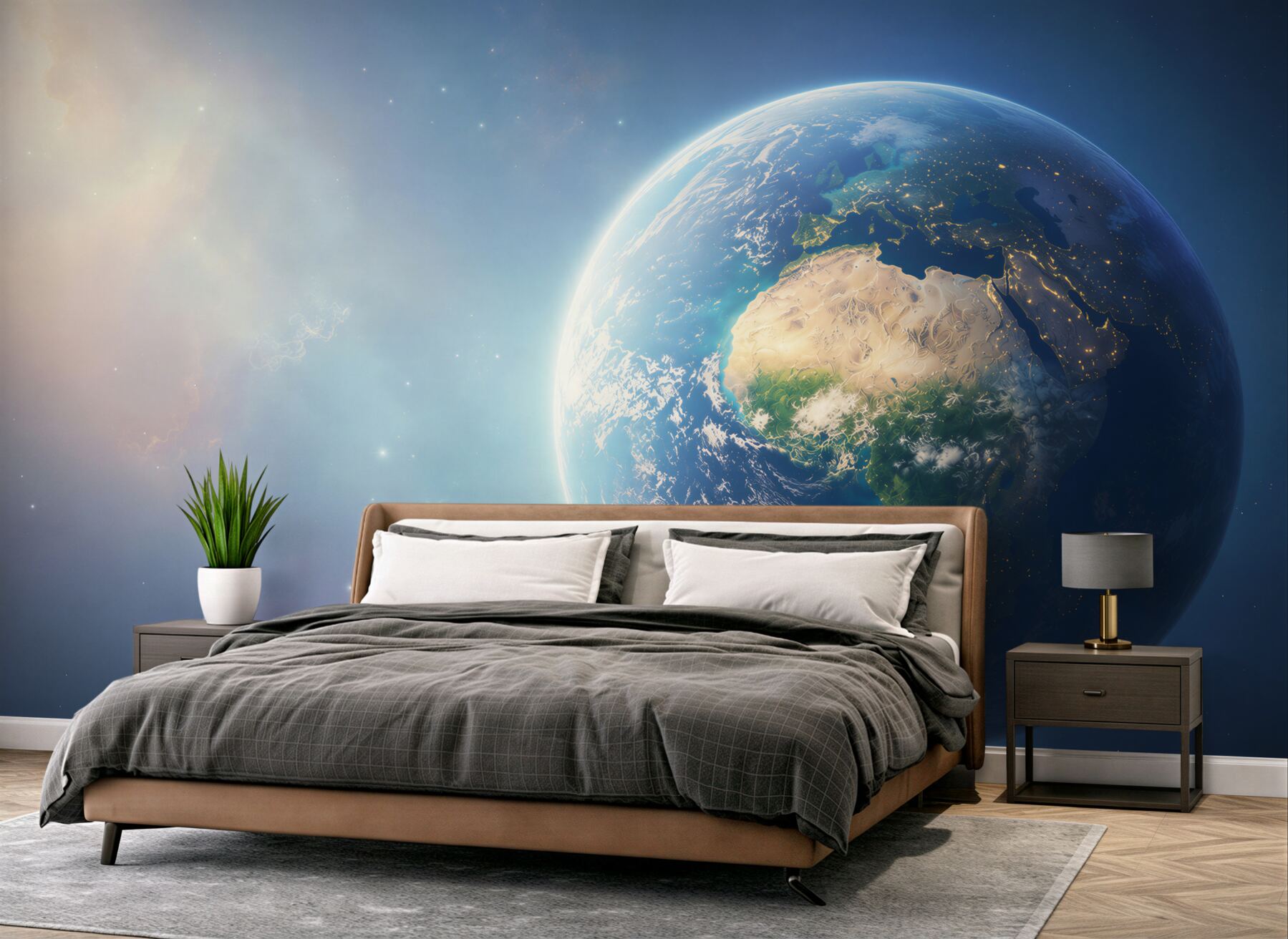 Fototapeta planeta Ziemia i Afryka?v23