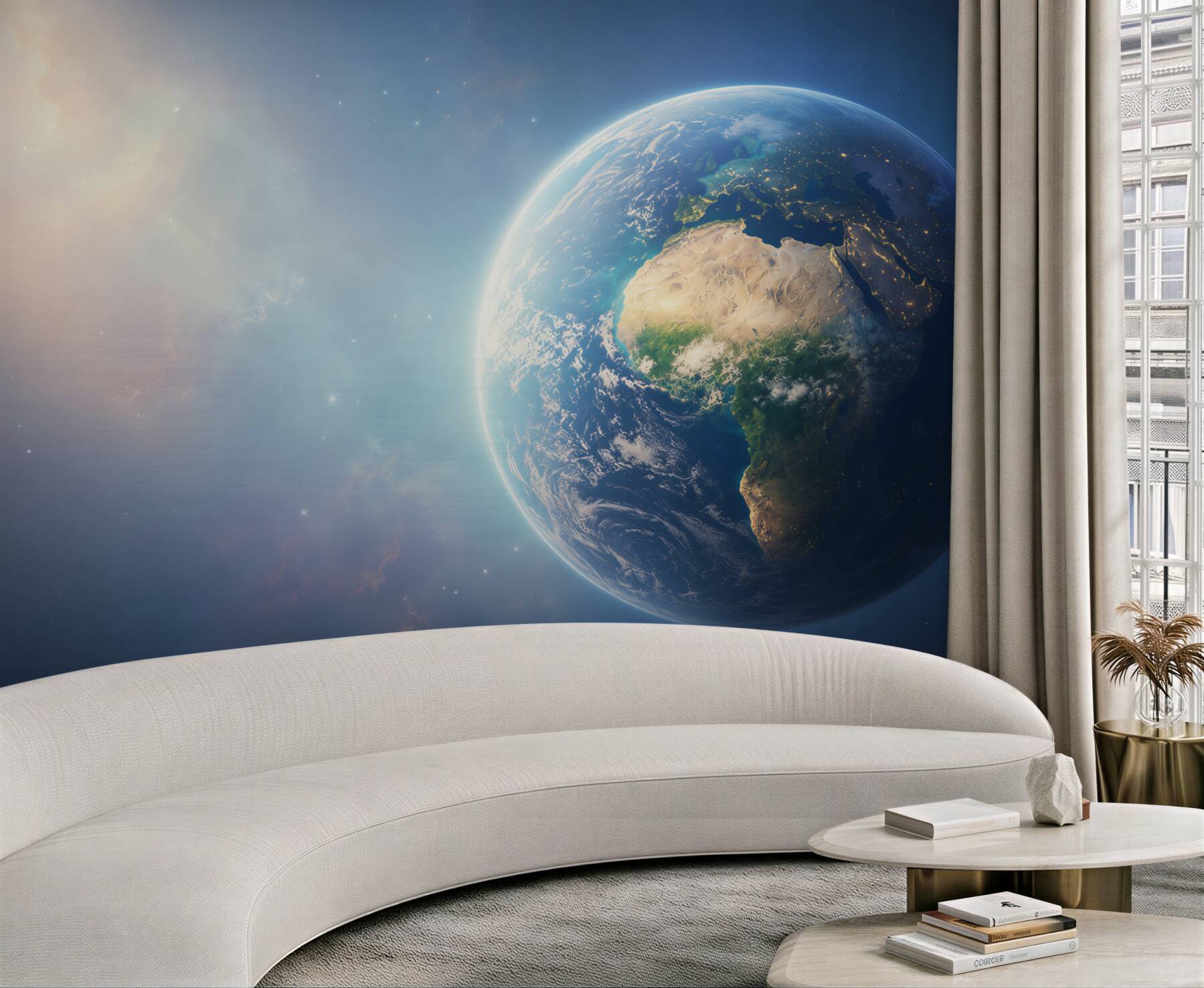 Fototapeta planeta Ziemia i Afryka?v23
