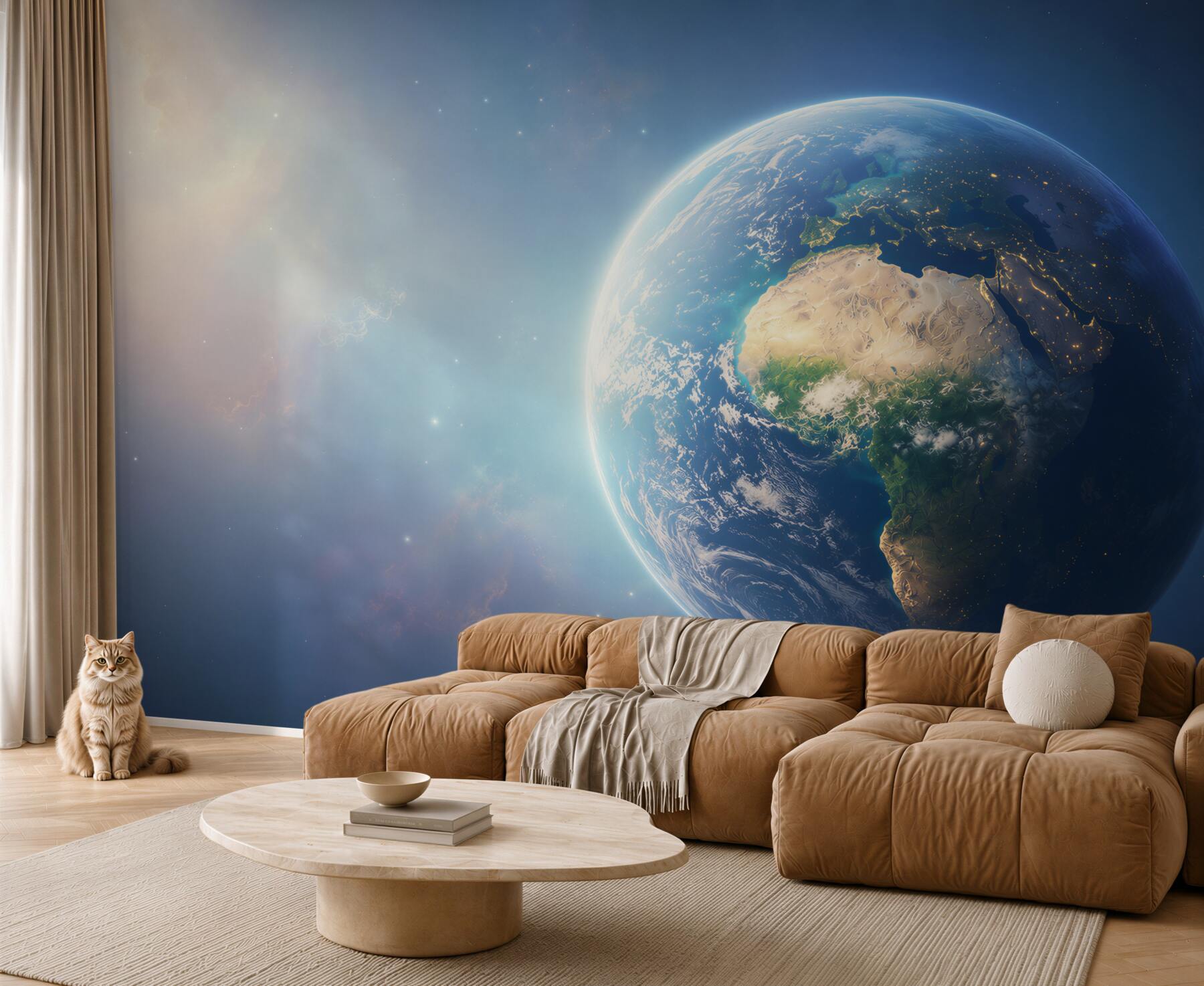Fototapeta planeta Ziemia i Afryka?v23