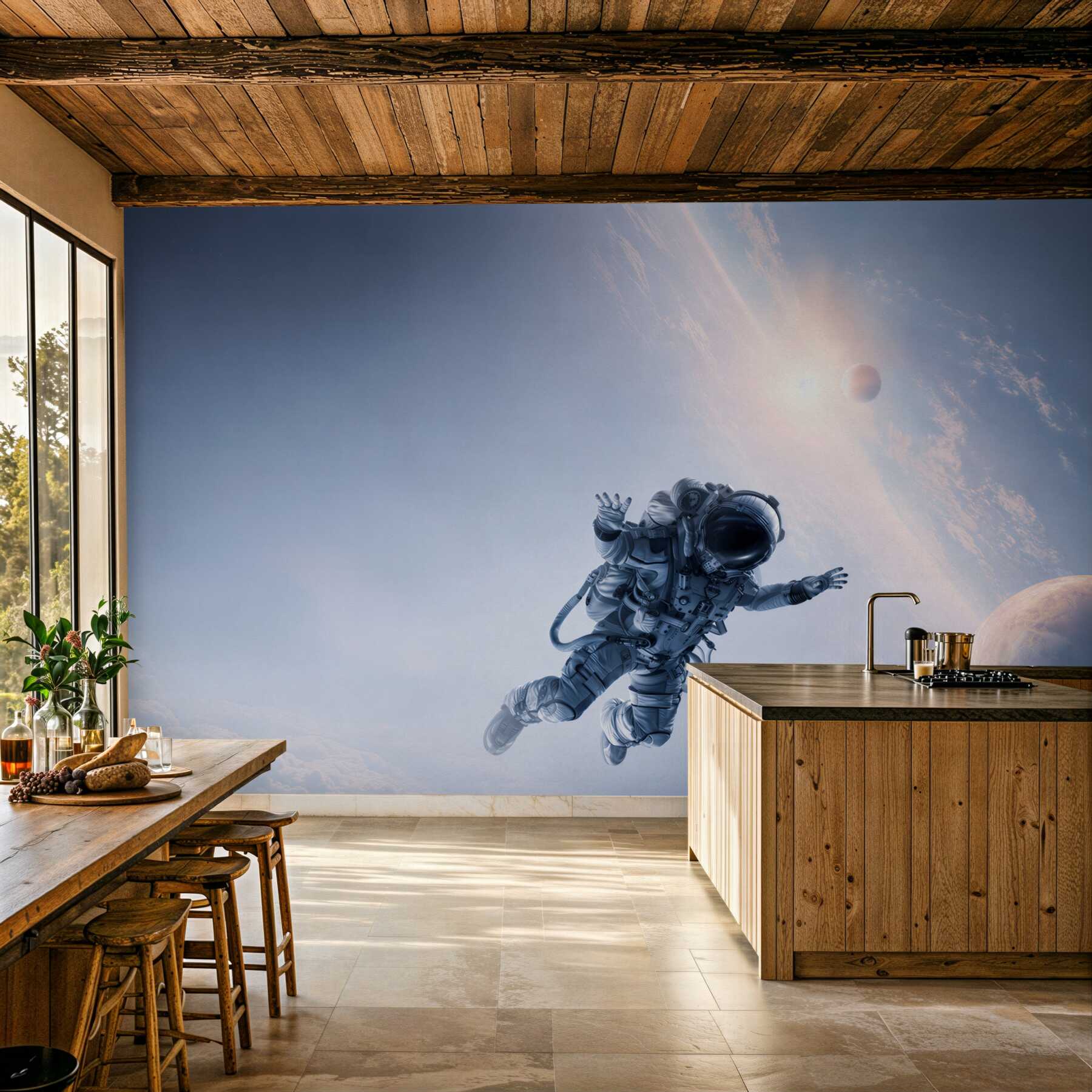 Fototapeta astronauta w kosmosie