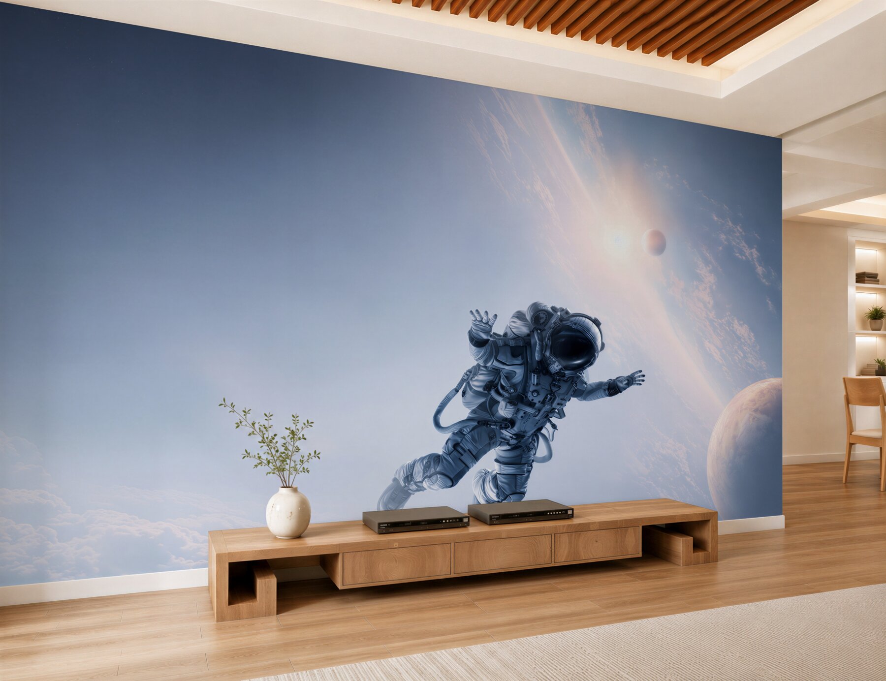 Fototapeta astronauta w kosmosie?v23
