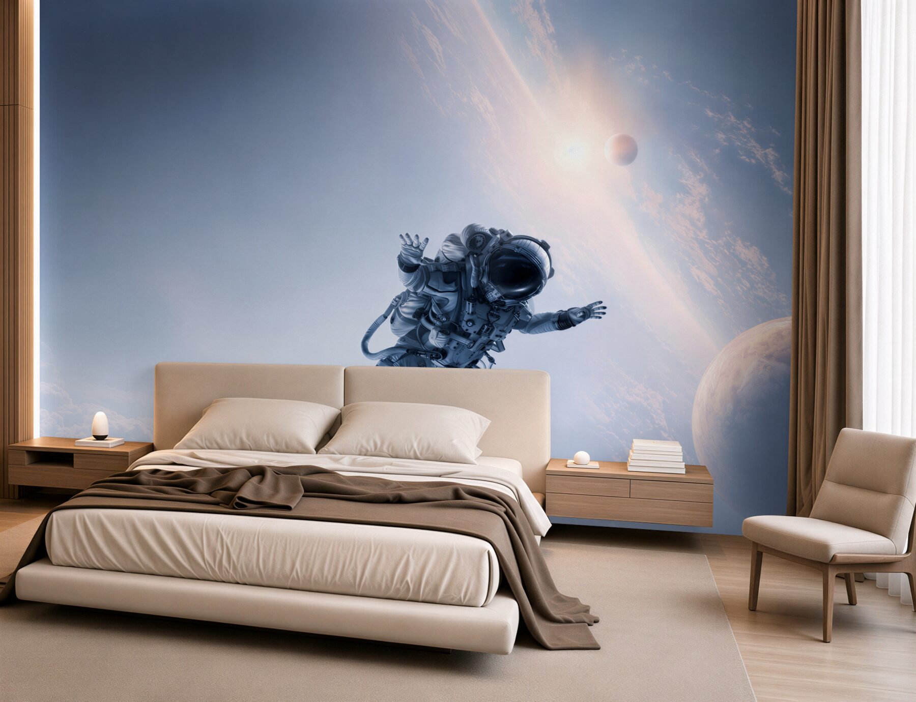 Fototapeta astronauta w kosmosie?v23