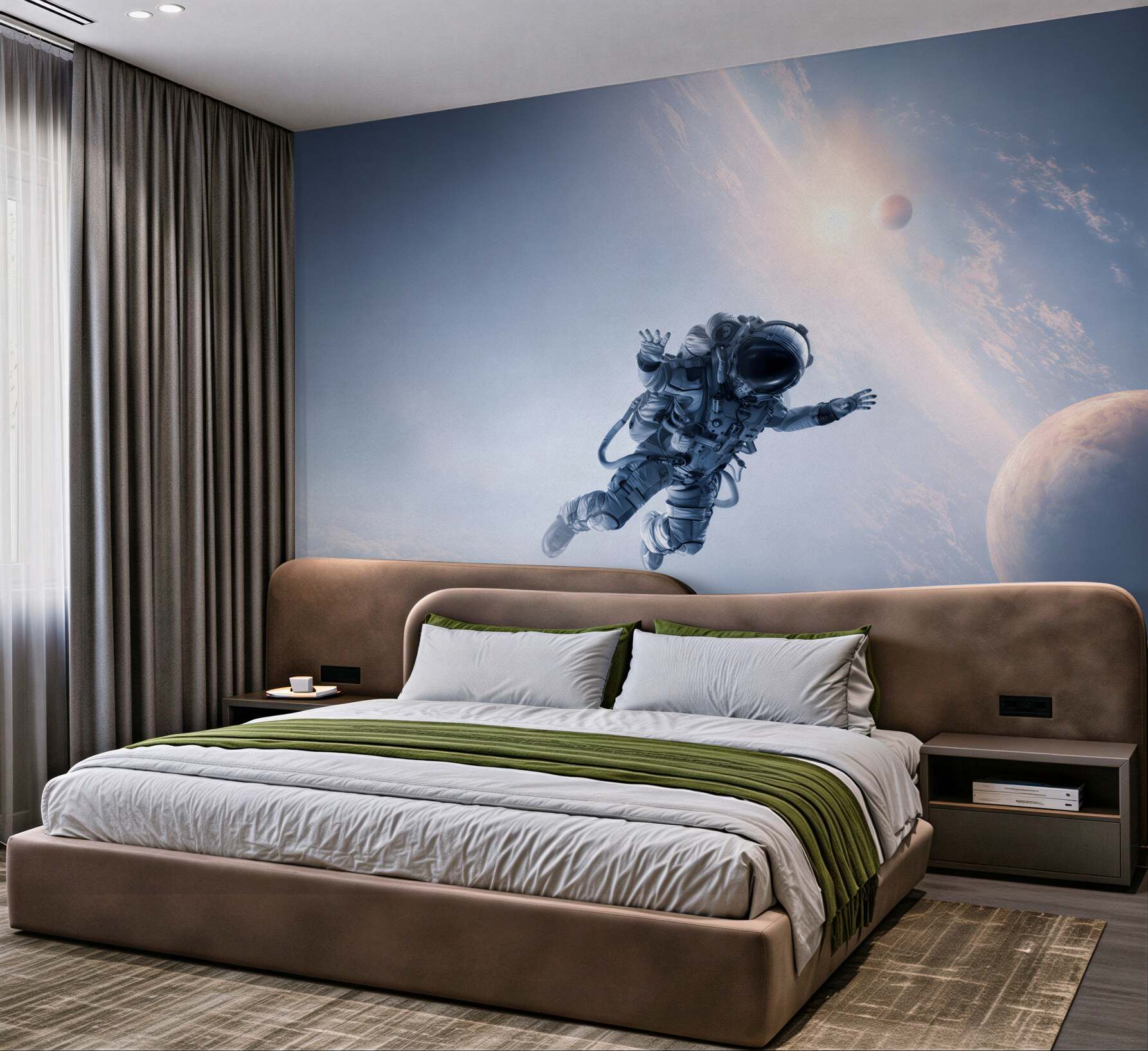 Fototapeta astronauta w kosmosie?v23