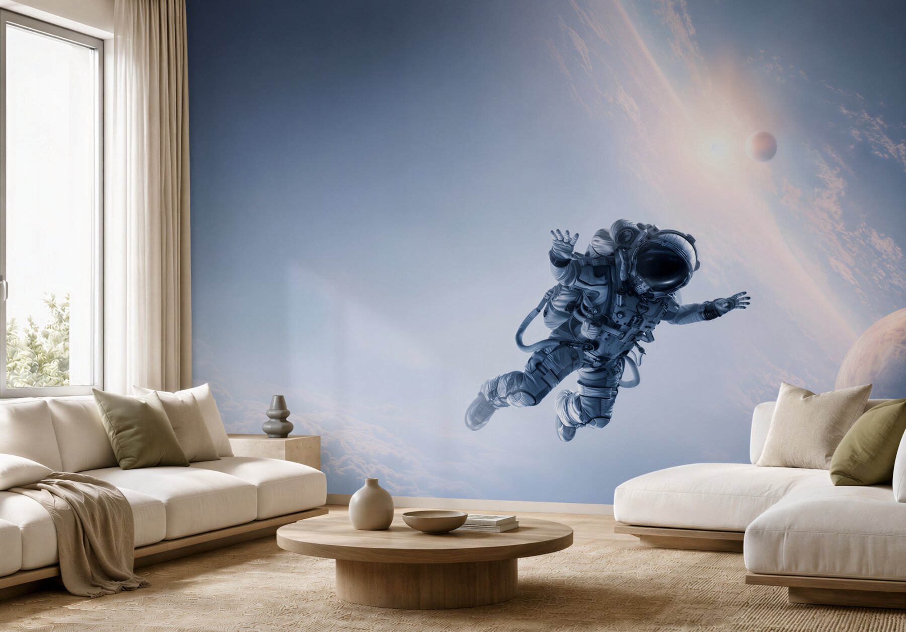 Fototapeta astronauta w kosmosie?v23