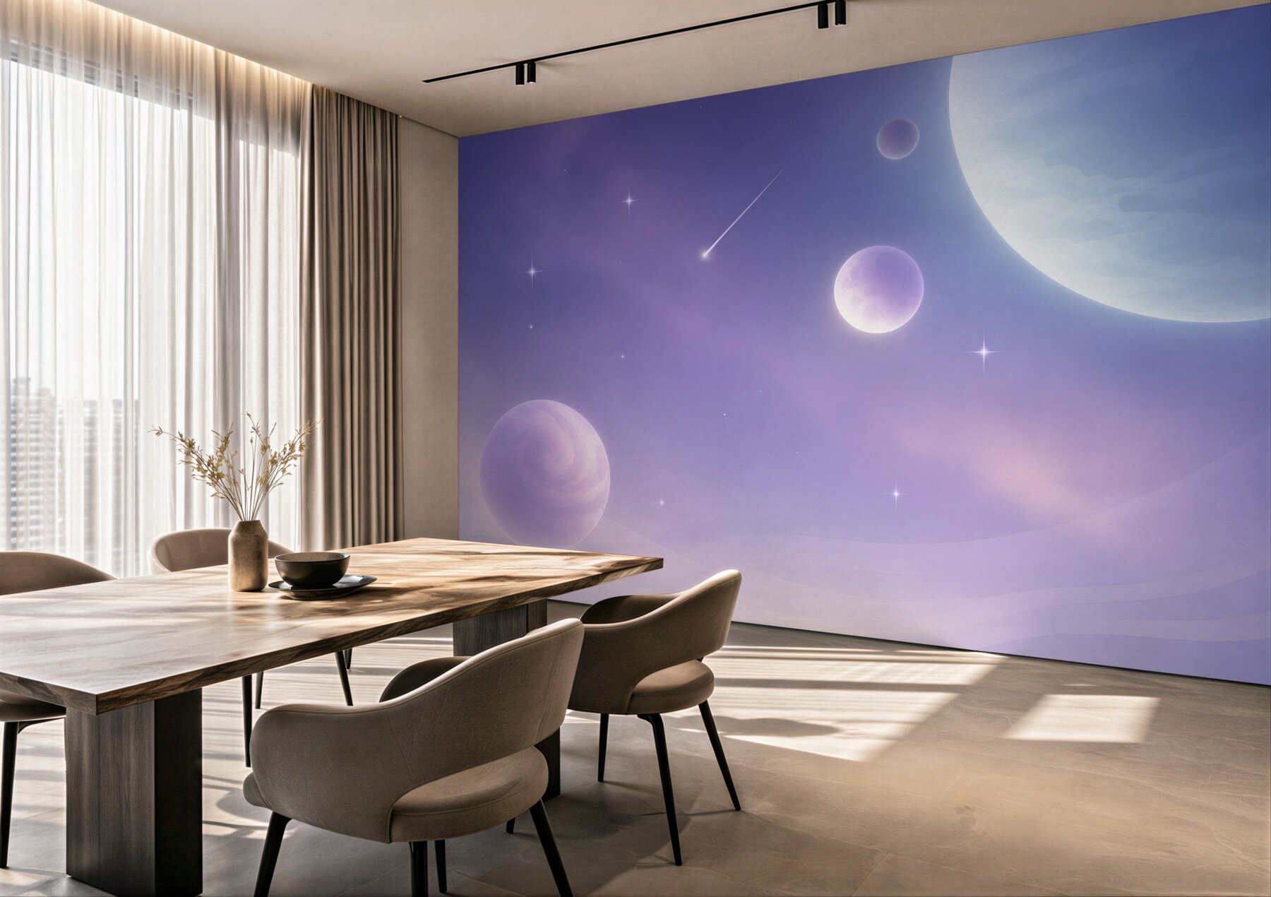 Fototapeta planety i gwiazdy w kosmosie?v23