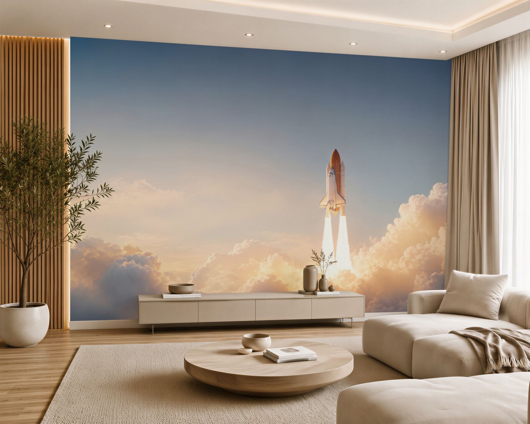 Fototapeta statek kosmiczny startujący w kosmos?v23