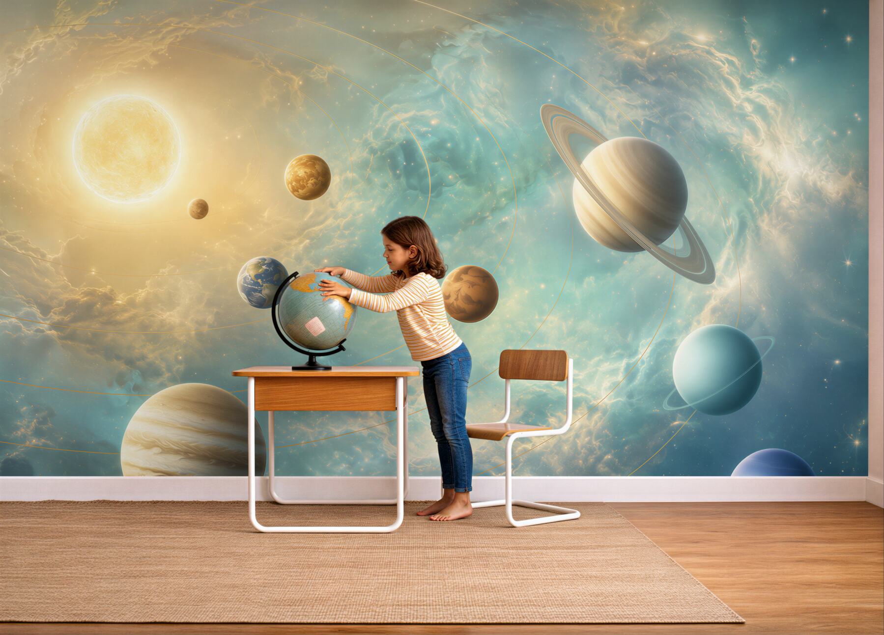 Fototapeta kilka planet w kosmosie