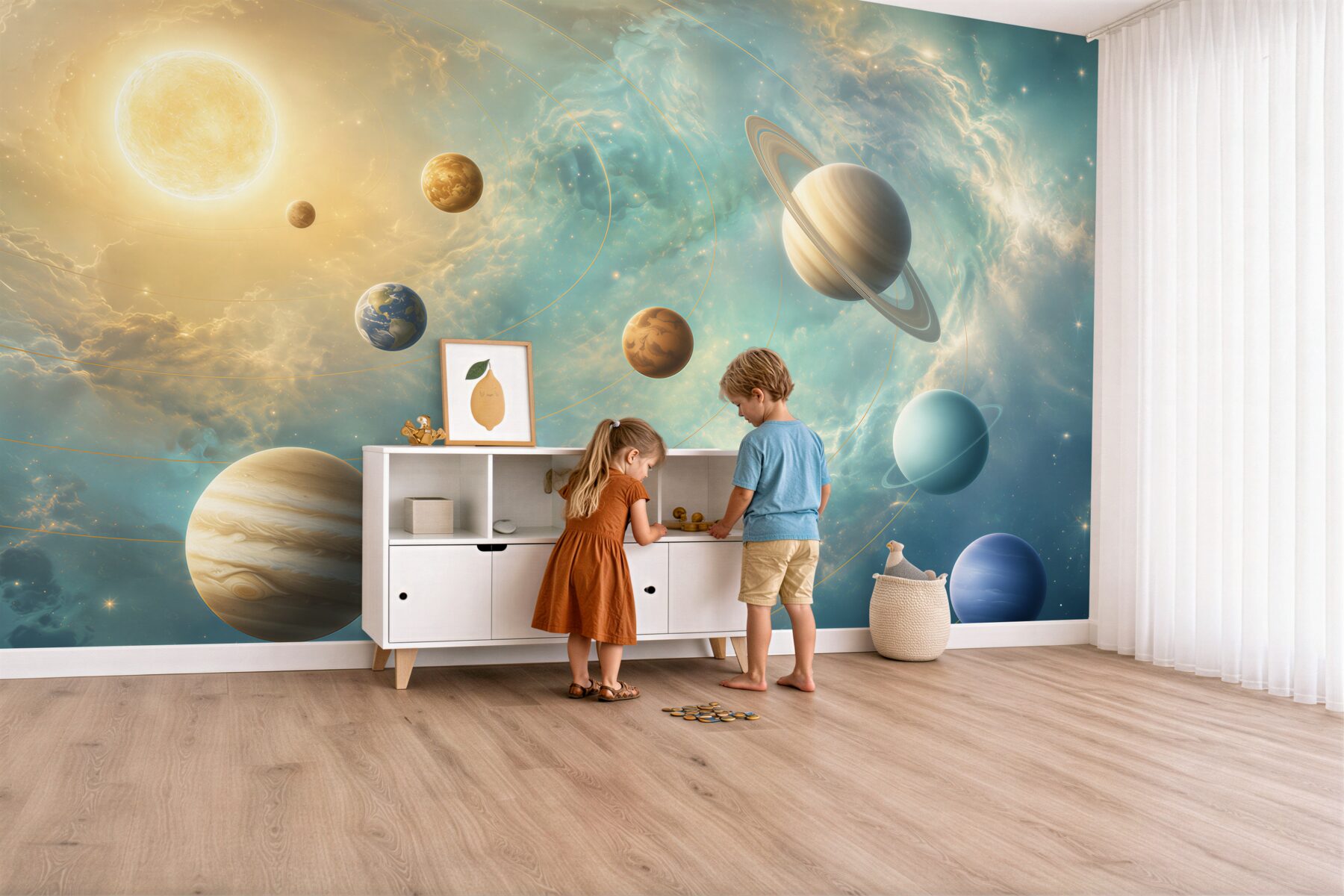 Fototapeta kilka planet w kosmosie?v23