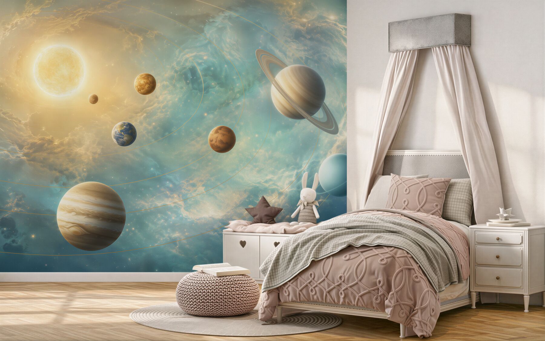 Fototapeta kilka planet w kosmosie?v23