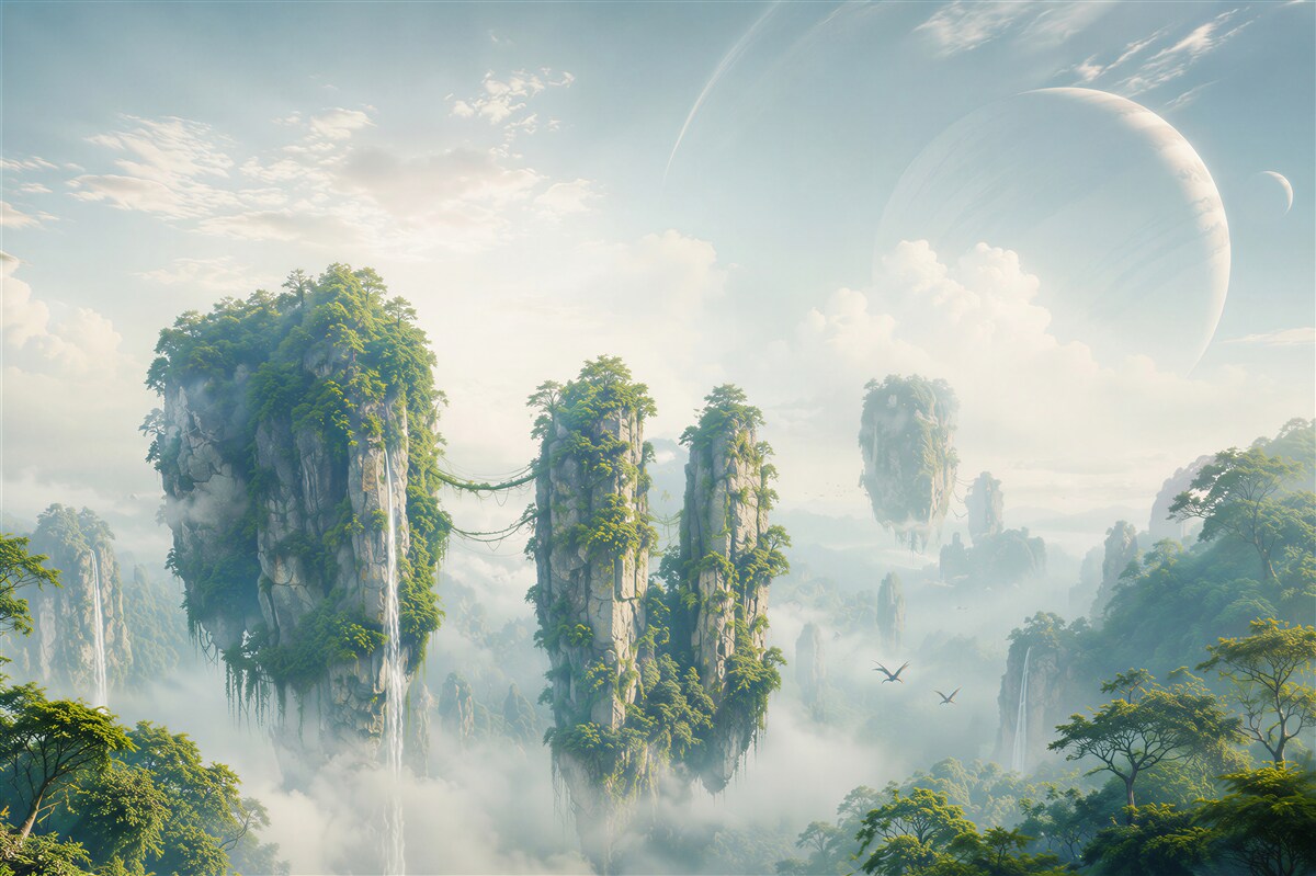 Fototapeta fantastyczna planeta Pandora