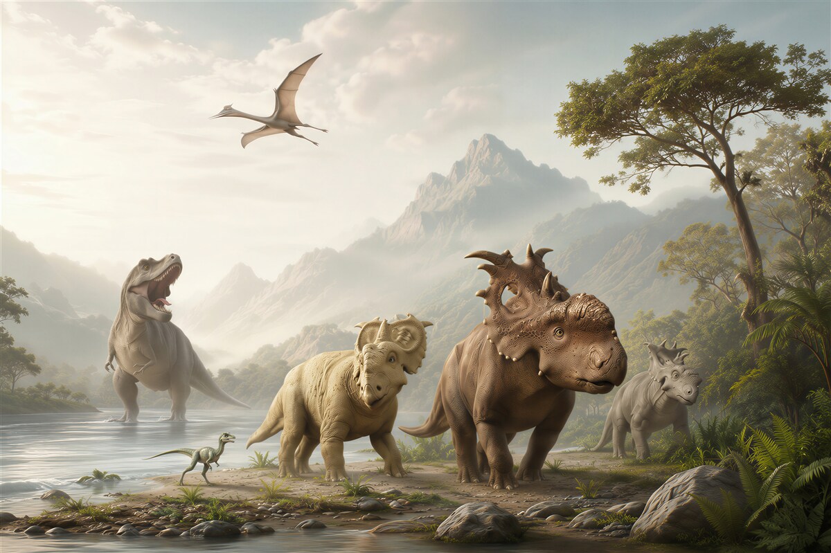 Fototapeta Dinozaury jurajskie