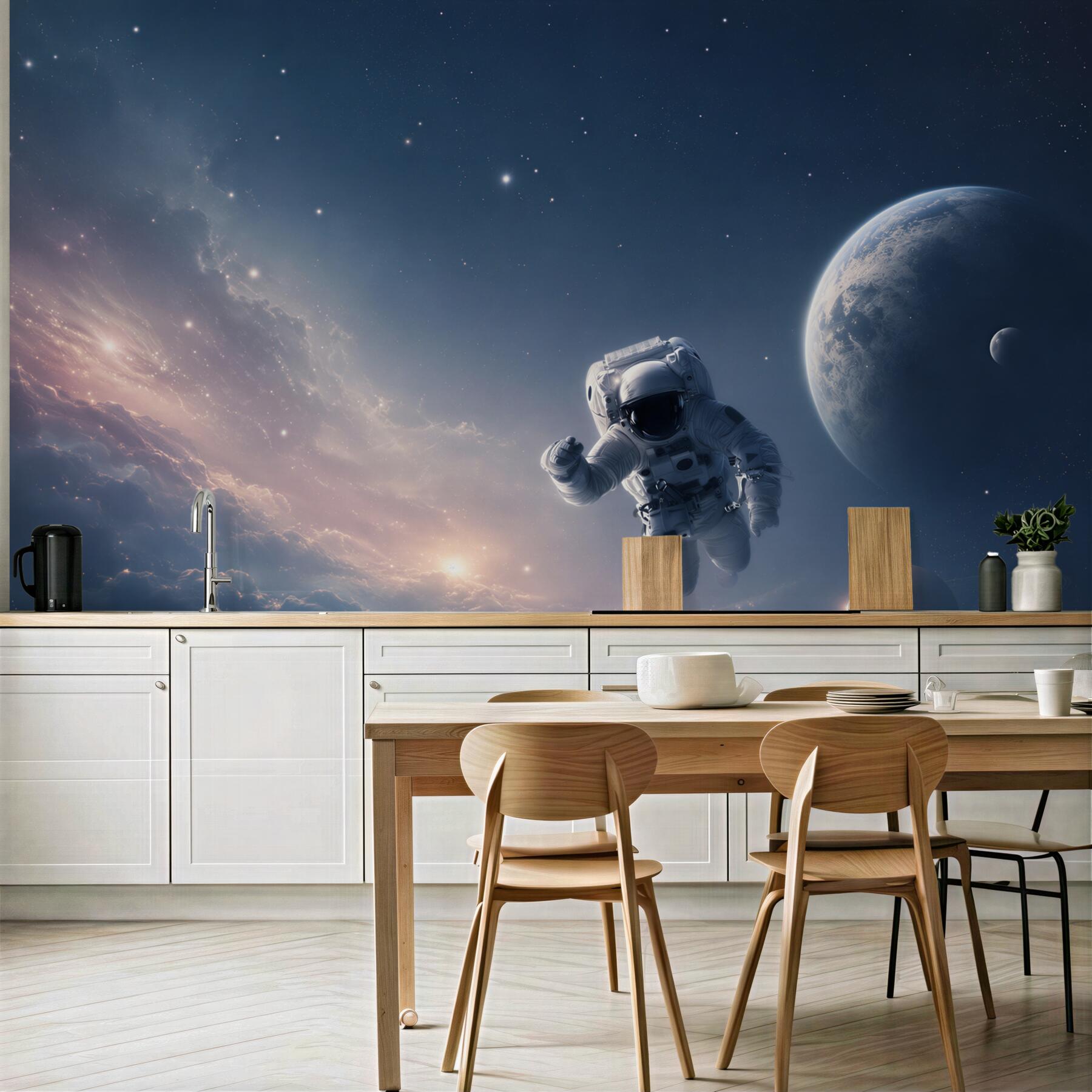 Fototapeta astronauta w kosmosie?v23