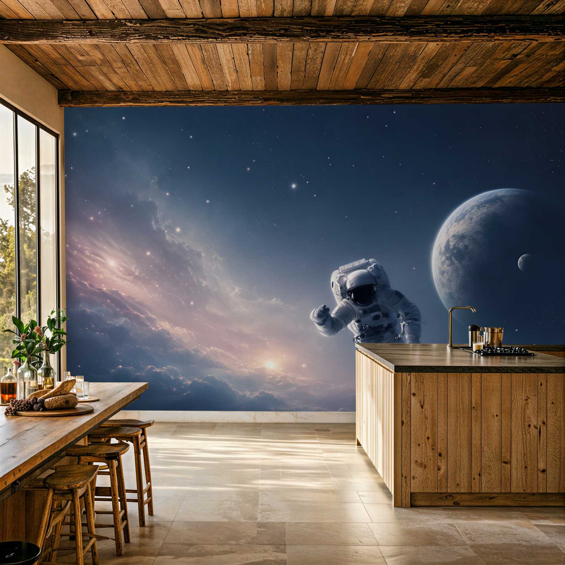 Fototapeta astronauta w kosmosie?v23