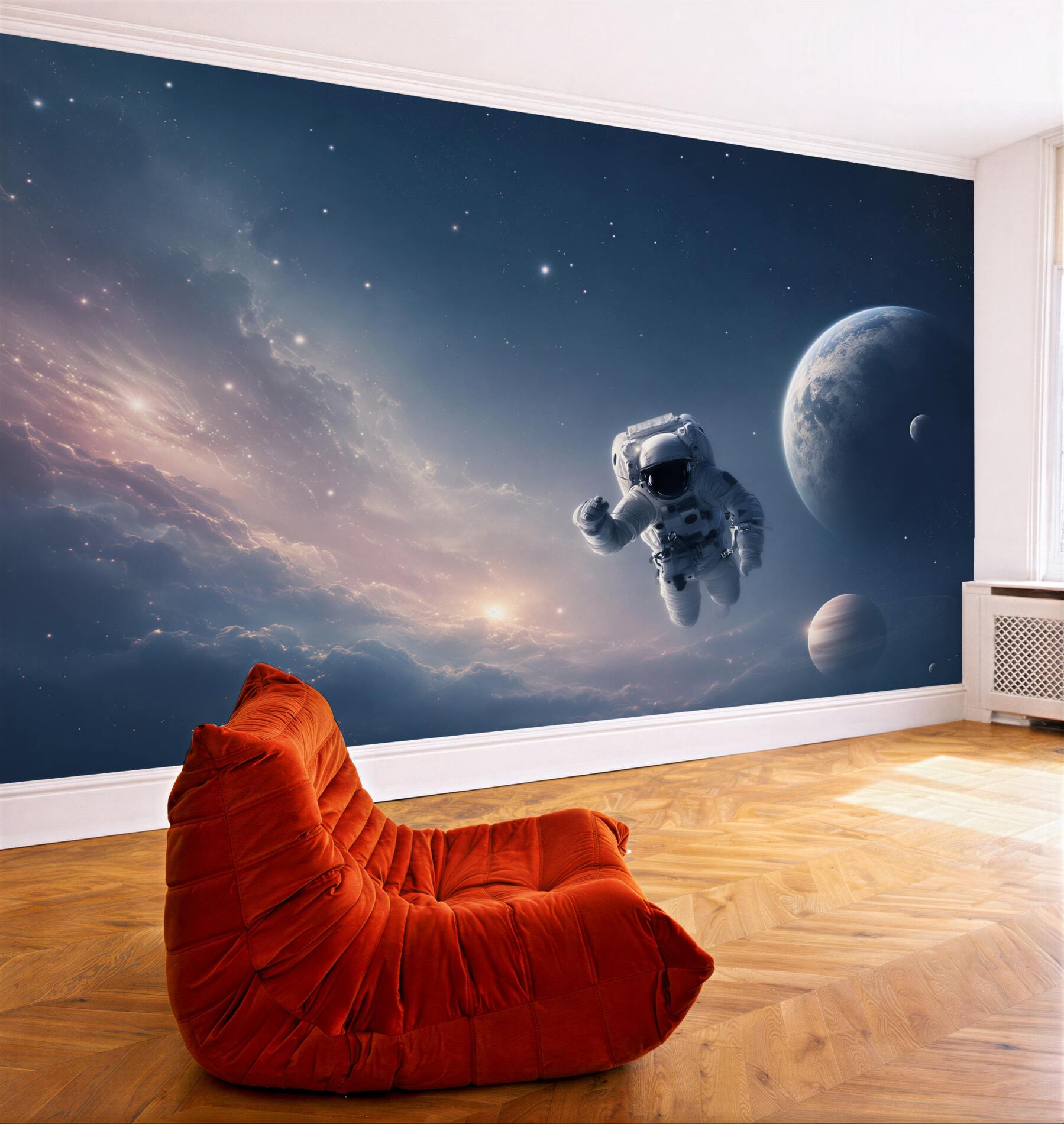 Fototapeta astronauta w kosmosie