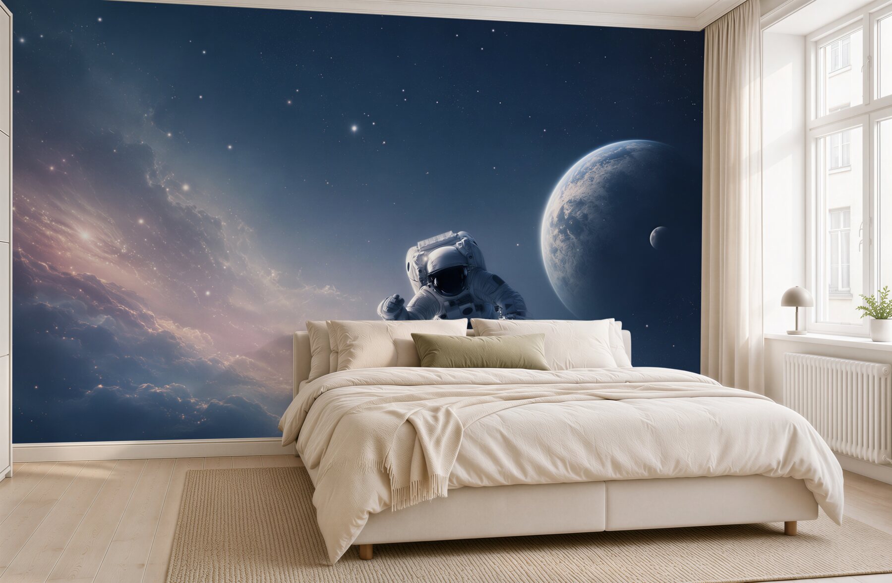 Fototapeta astronauta w kosmosie?v23