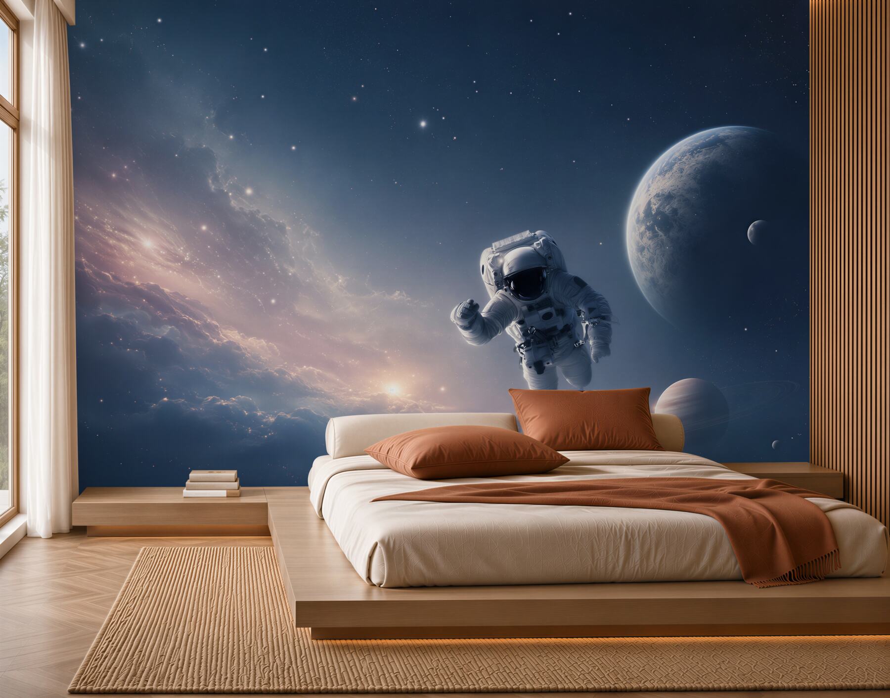 Fototapeta astronauta w kosmosie?v23