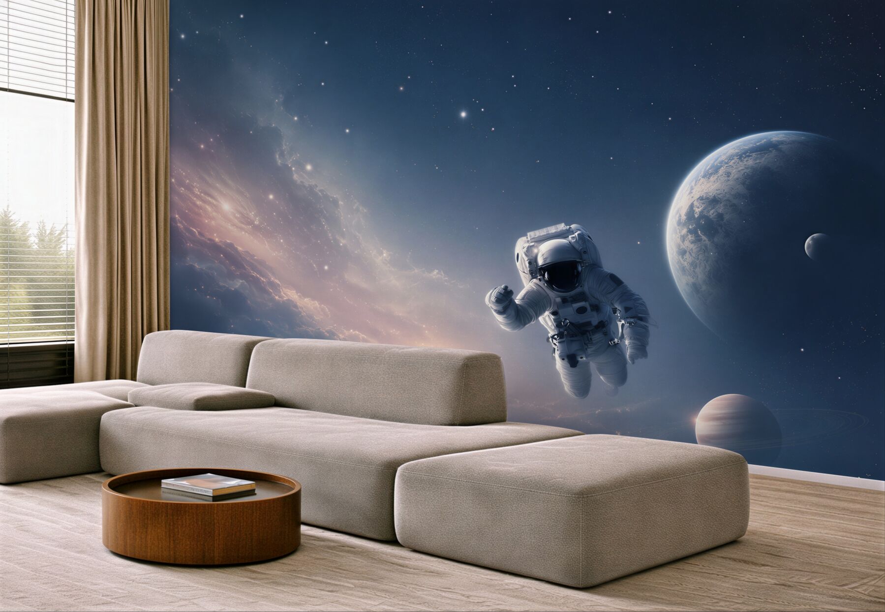 Fototapeta astronauta w kosmosie?v23
