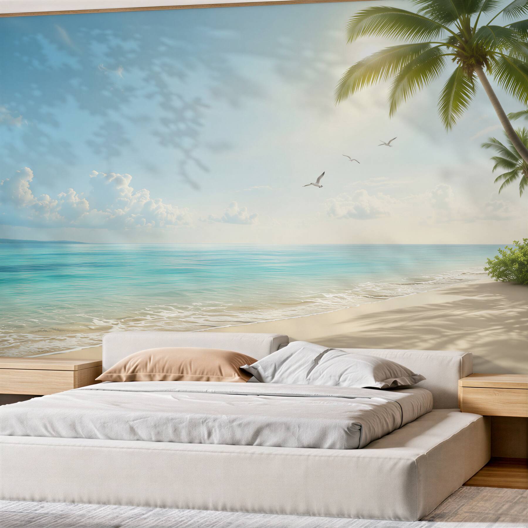 Fototapeta cichy raj na plaży