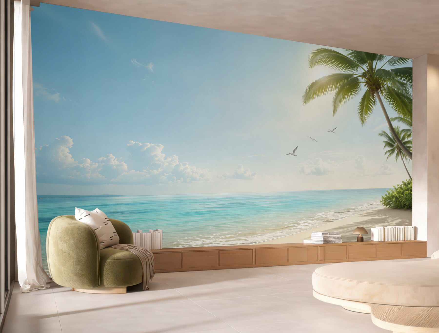 Fototapeta cichy raj na plaży?v23