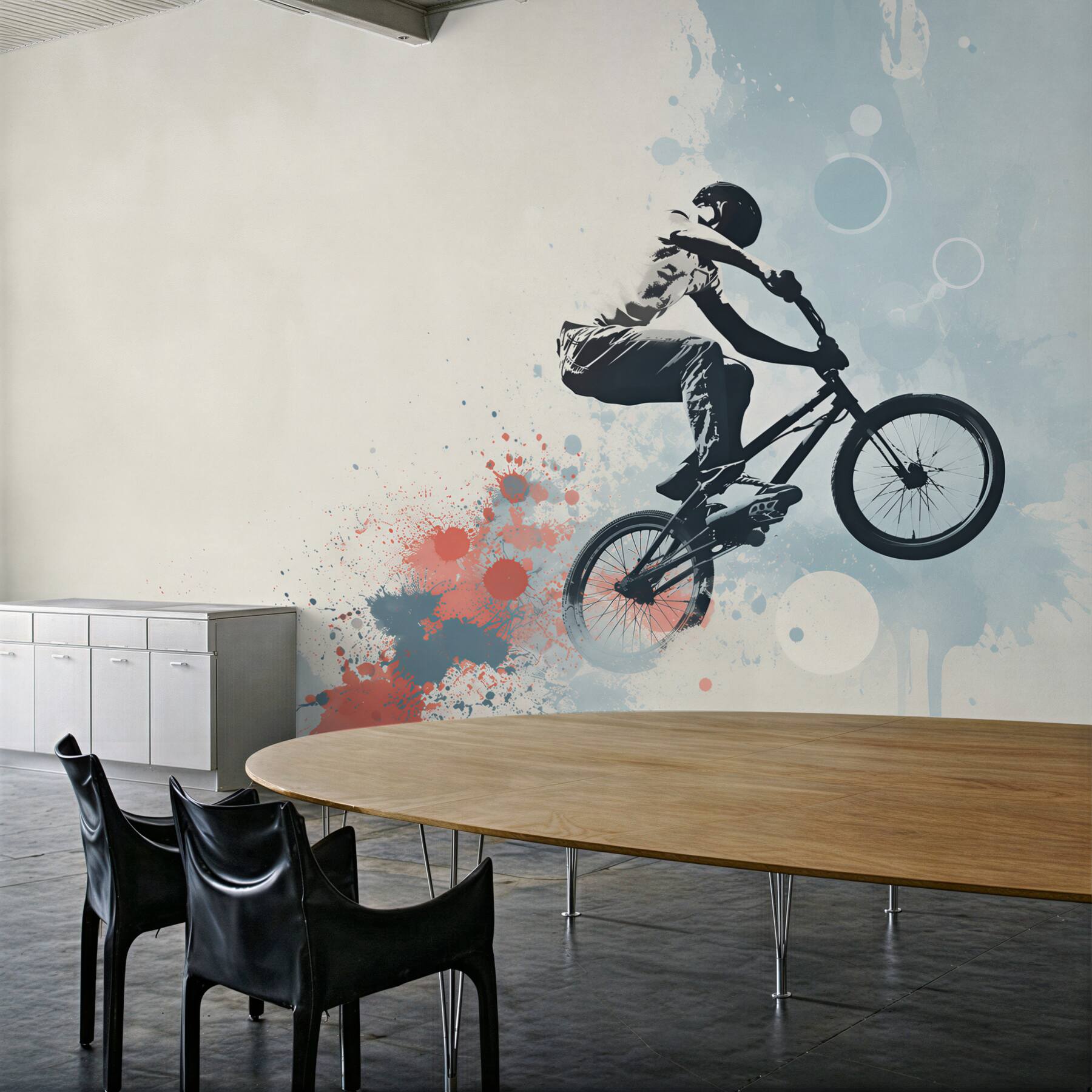 Fototapeta skok rowerzysty bmx?v23