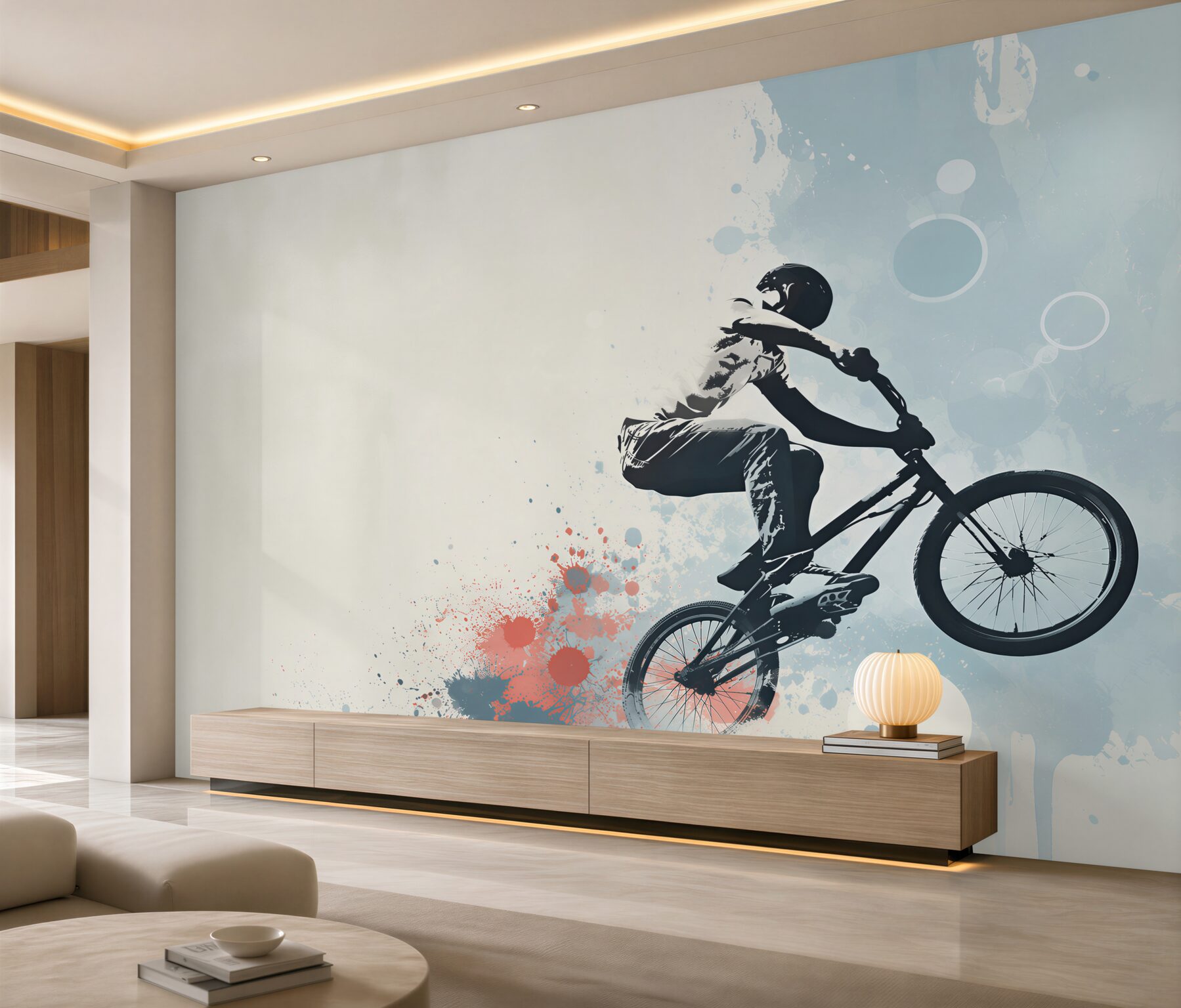 Fototapeta skok rowerzysty bmx?v23