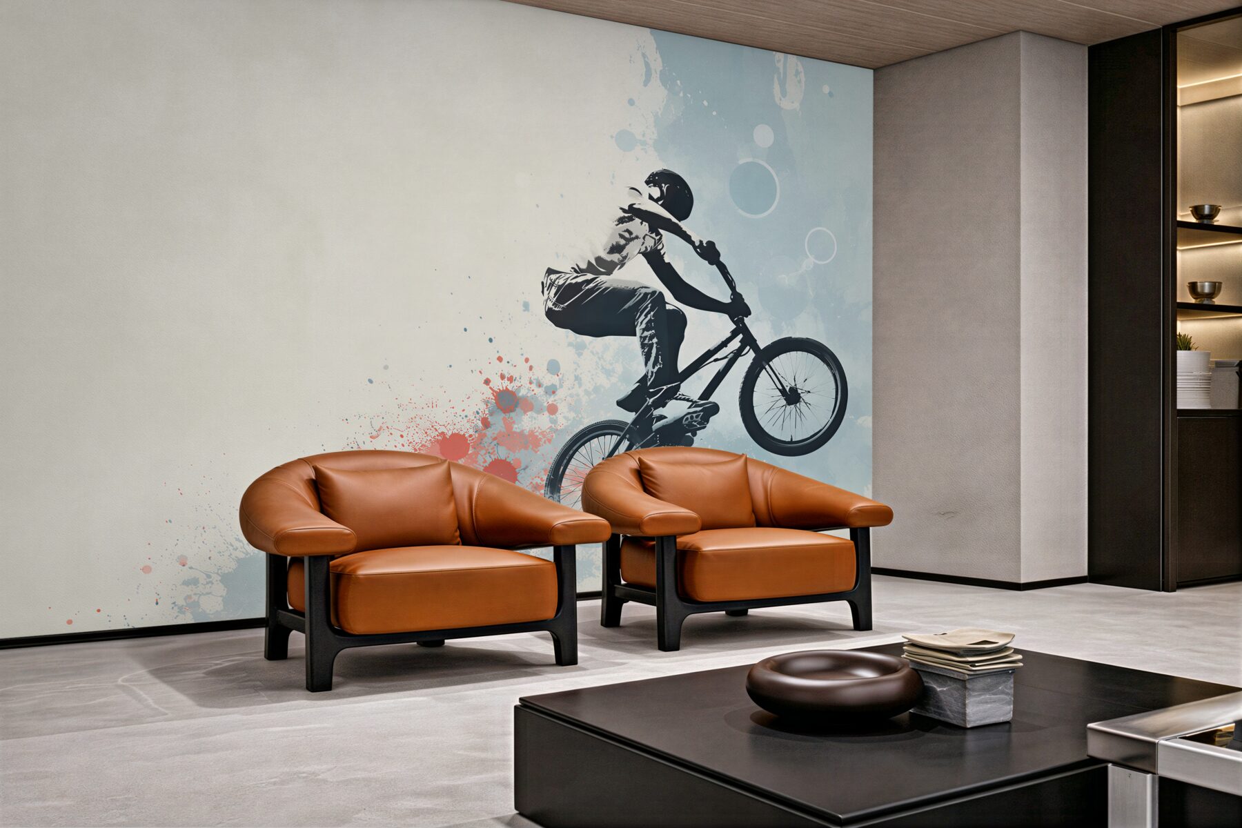 Fototapeta skok rowerzysty bmx?v23