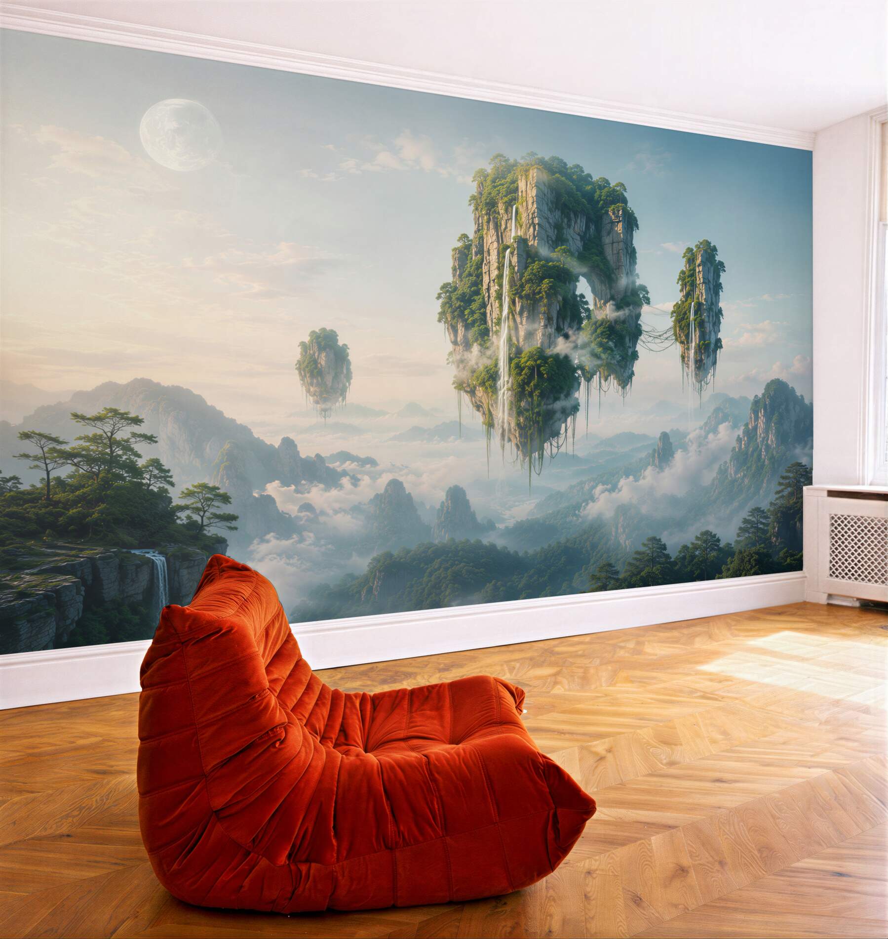Fototapeta zielone miasto fantasy?v23