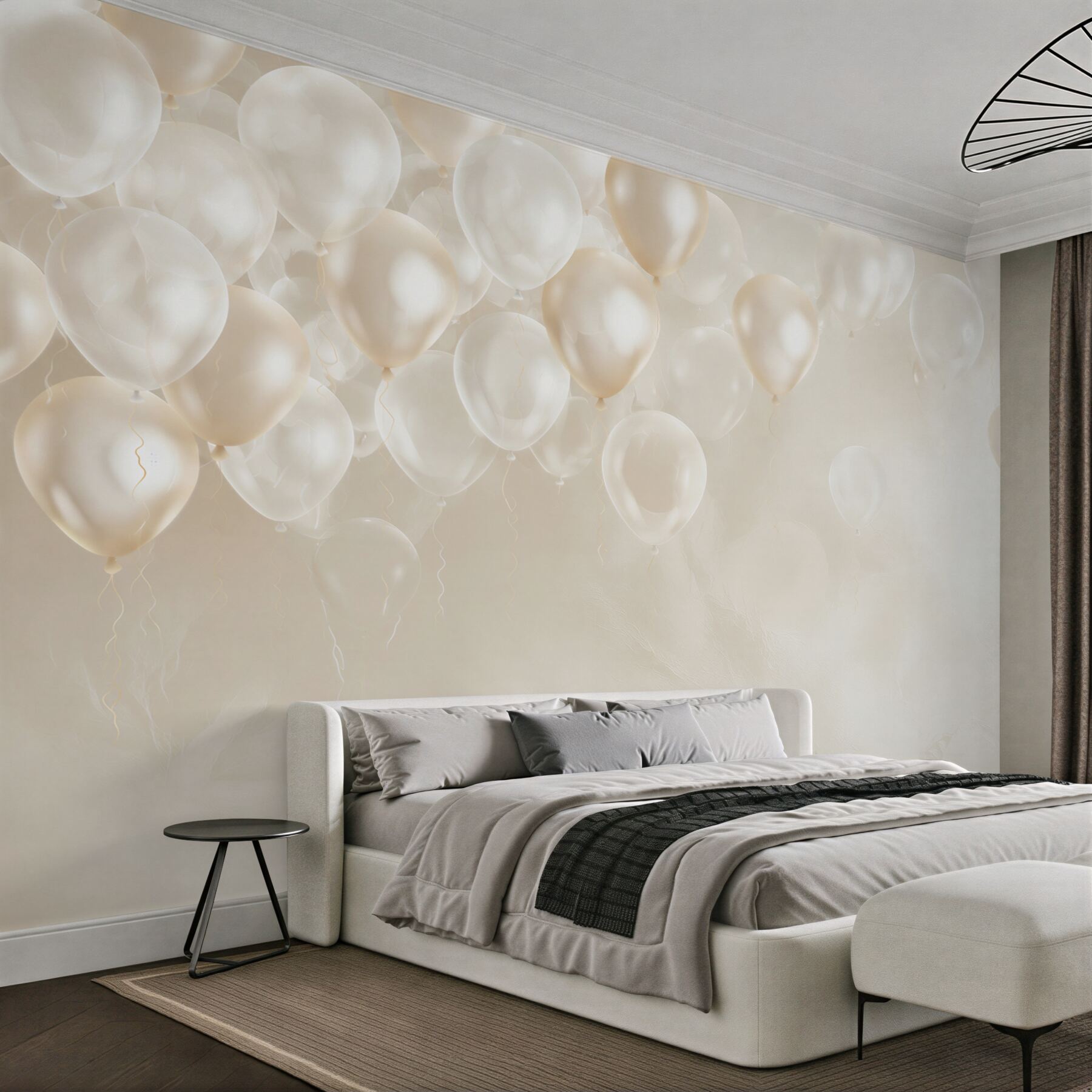 Fototapeta Balony biało-złote?v23