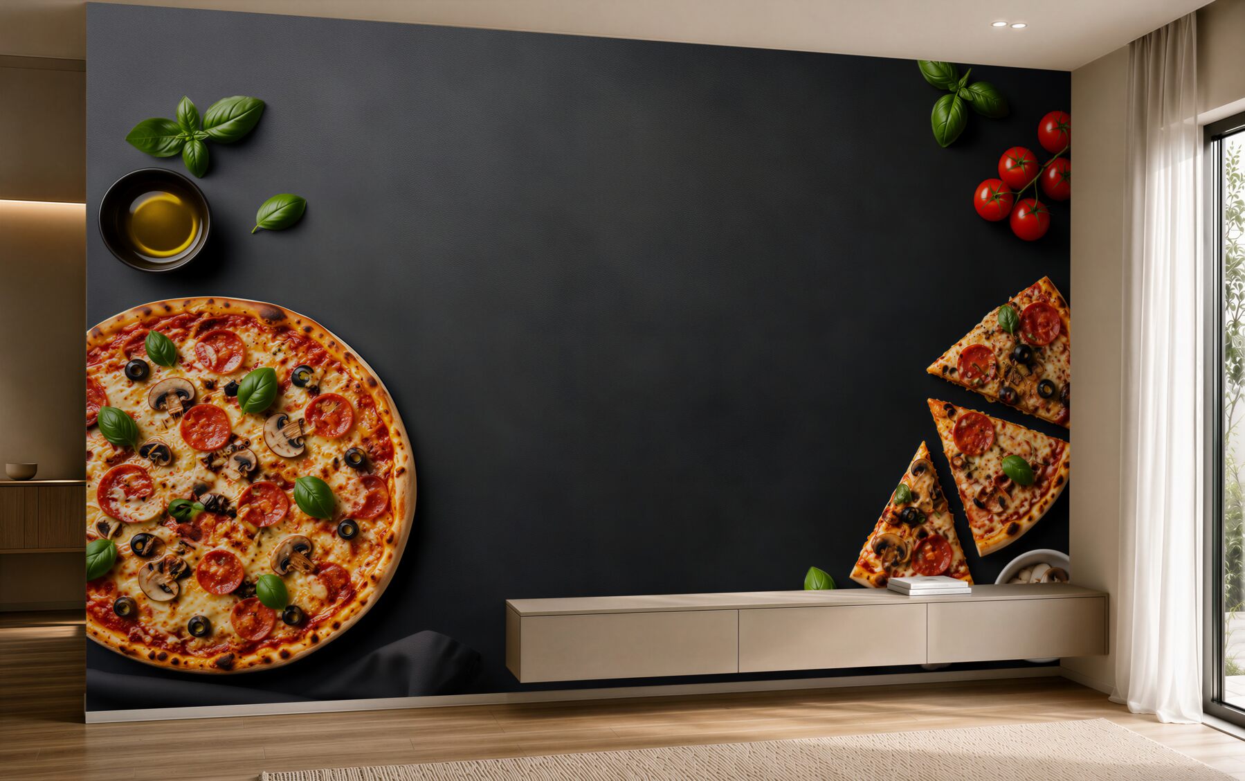 Fototapeta Pizza i inne produkty?v23