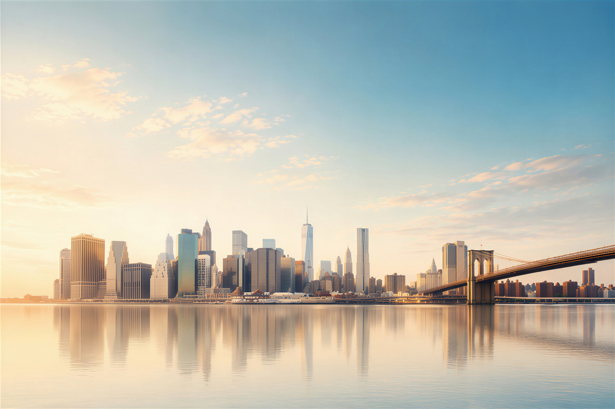 Fototapeta Most Brookliński i Manhattan w Nowym Jorku