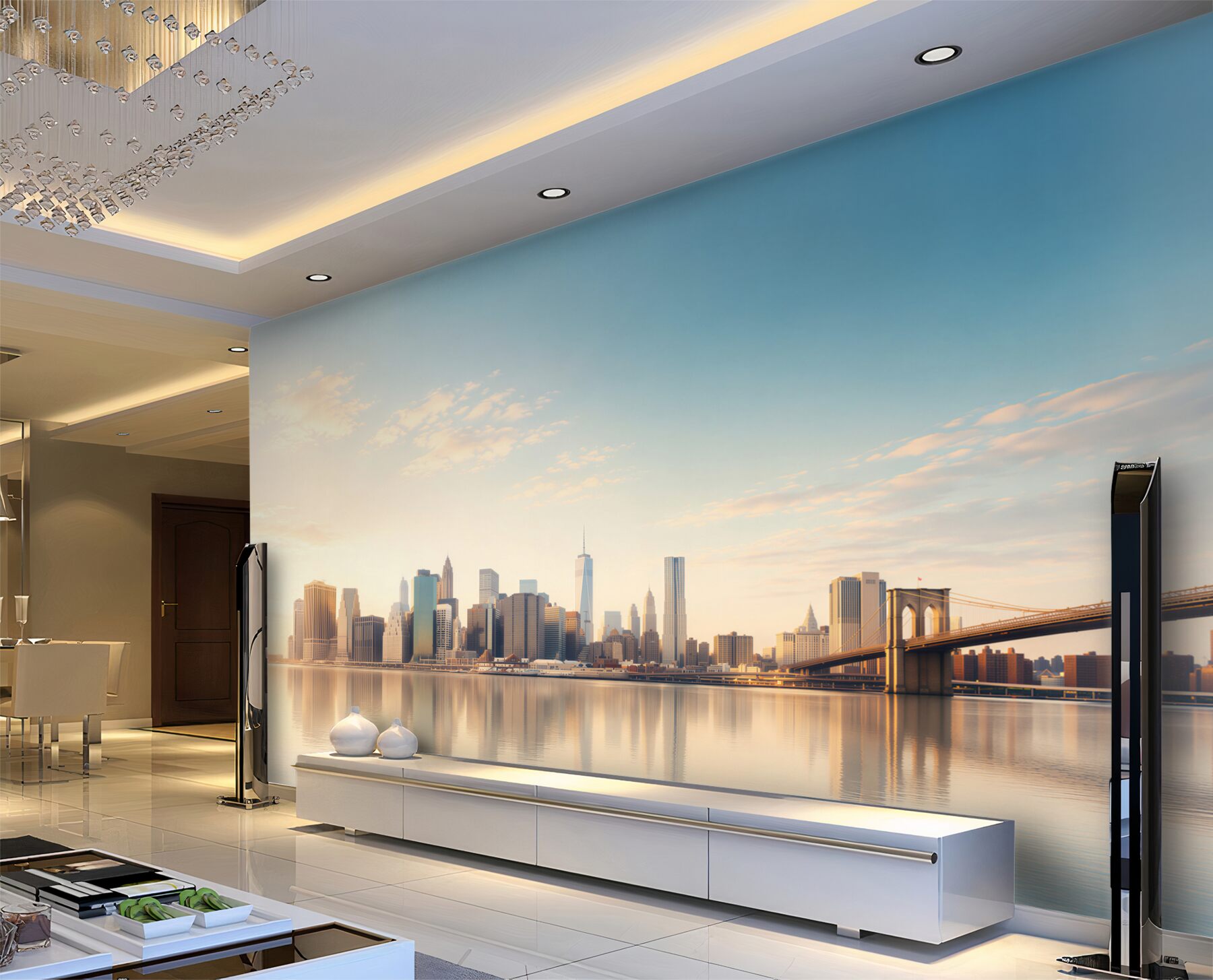 Fototapeta Most Brookliński i Manhattan w Nowym Jorku