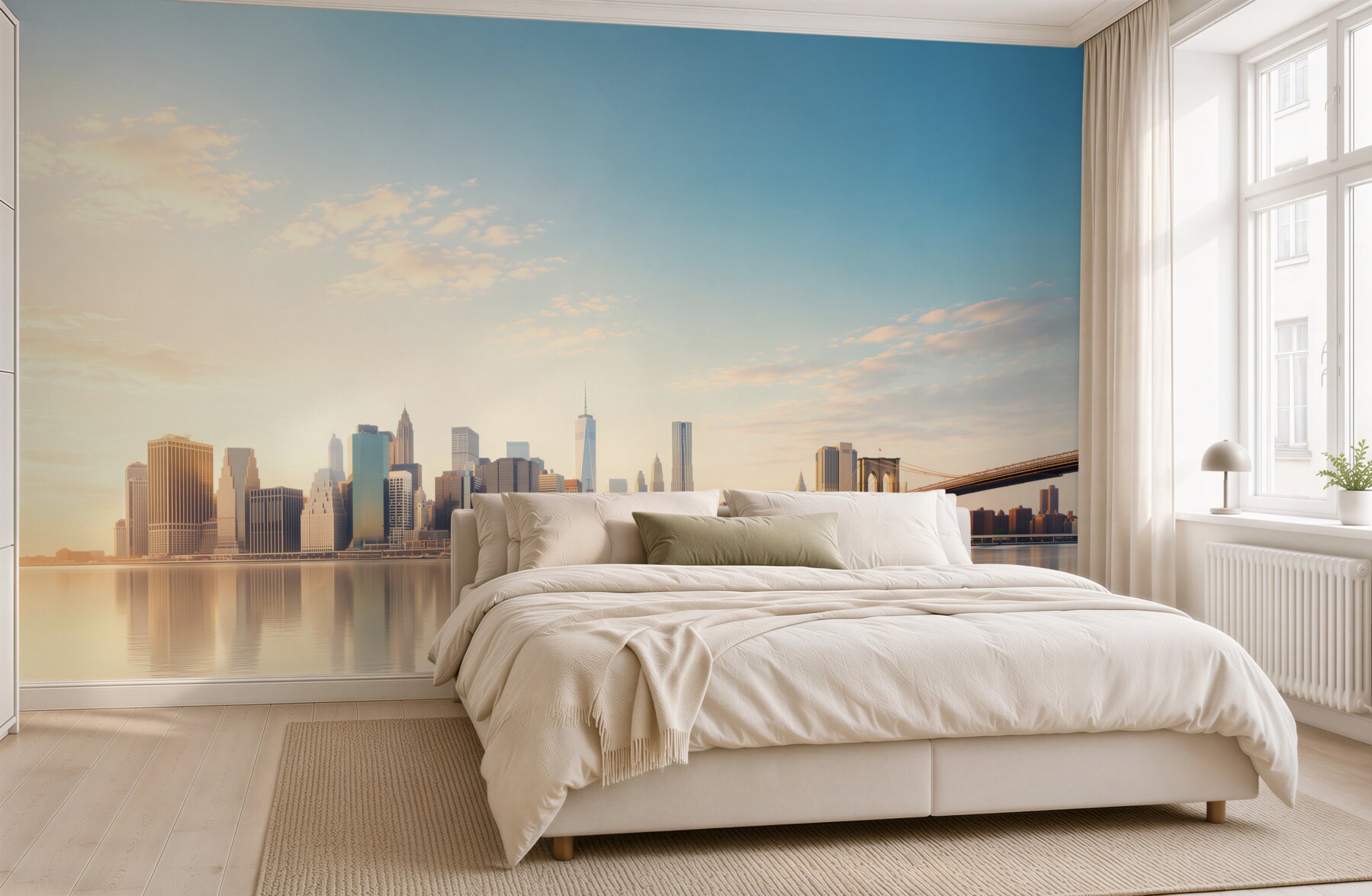 Fototapeta Most Brookliński i Manhattan w Nowym Jorku?v23