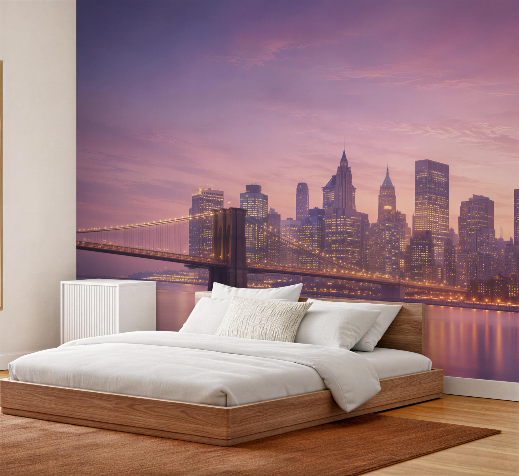 Fototapeta Most Brookliński nocą?v23