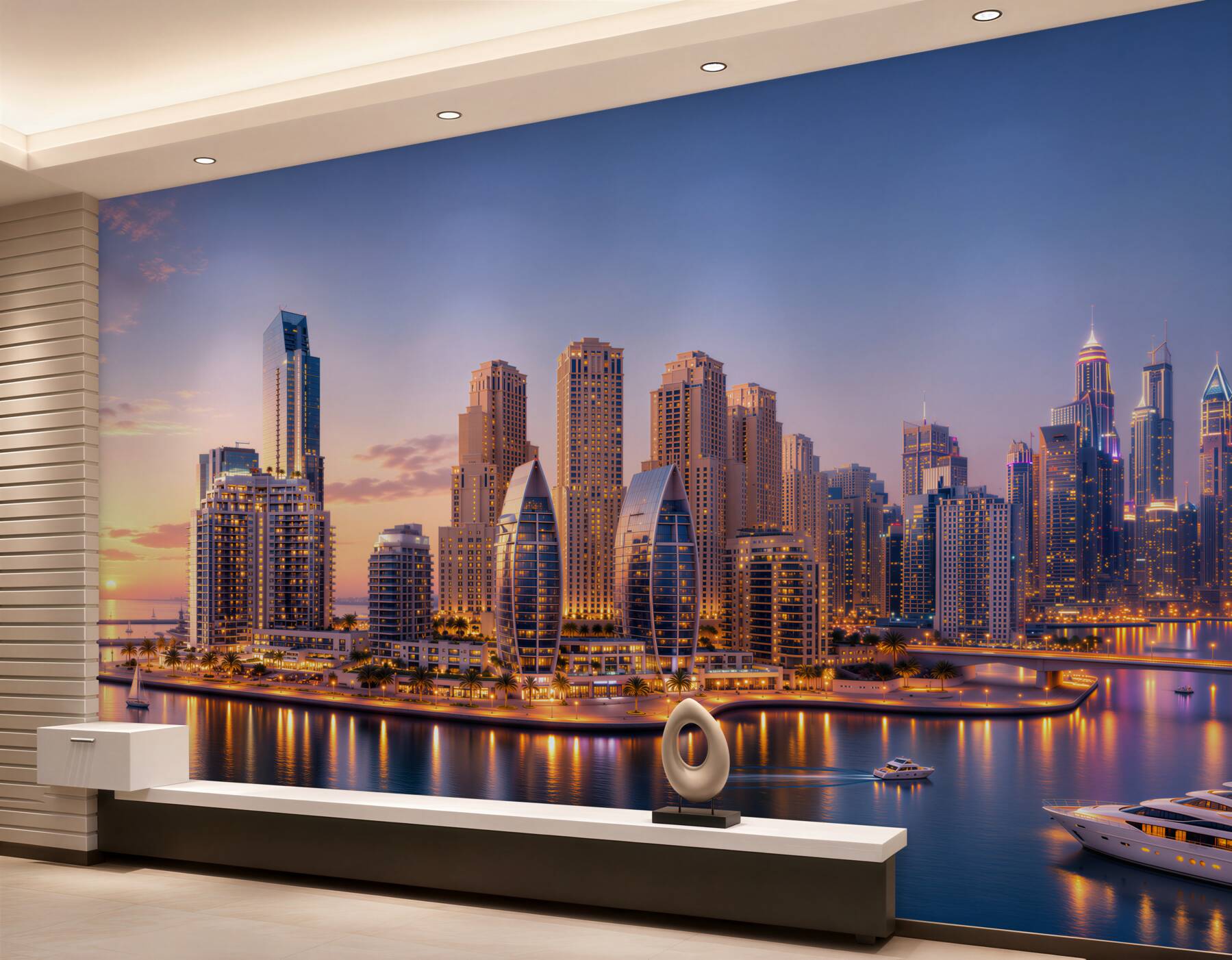 Fototapeta zmierzch nad Dubajem?v23