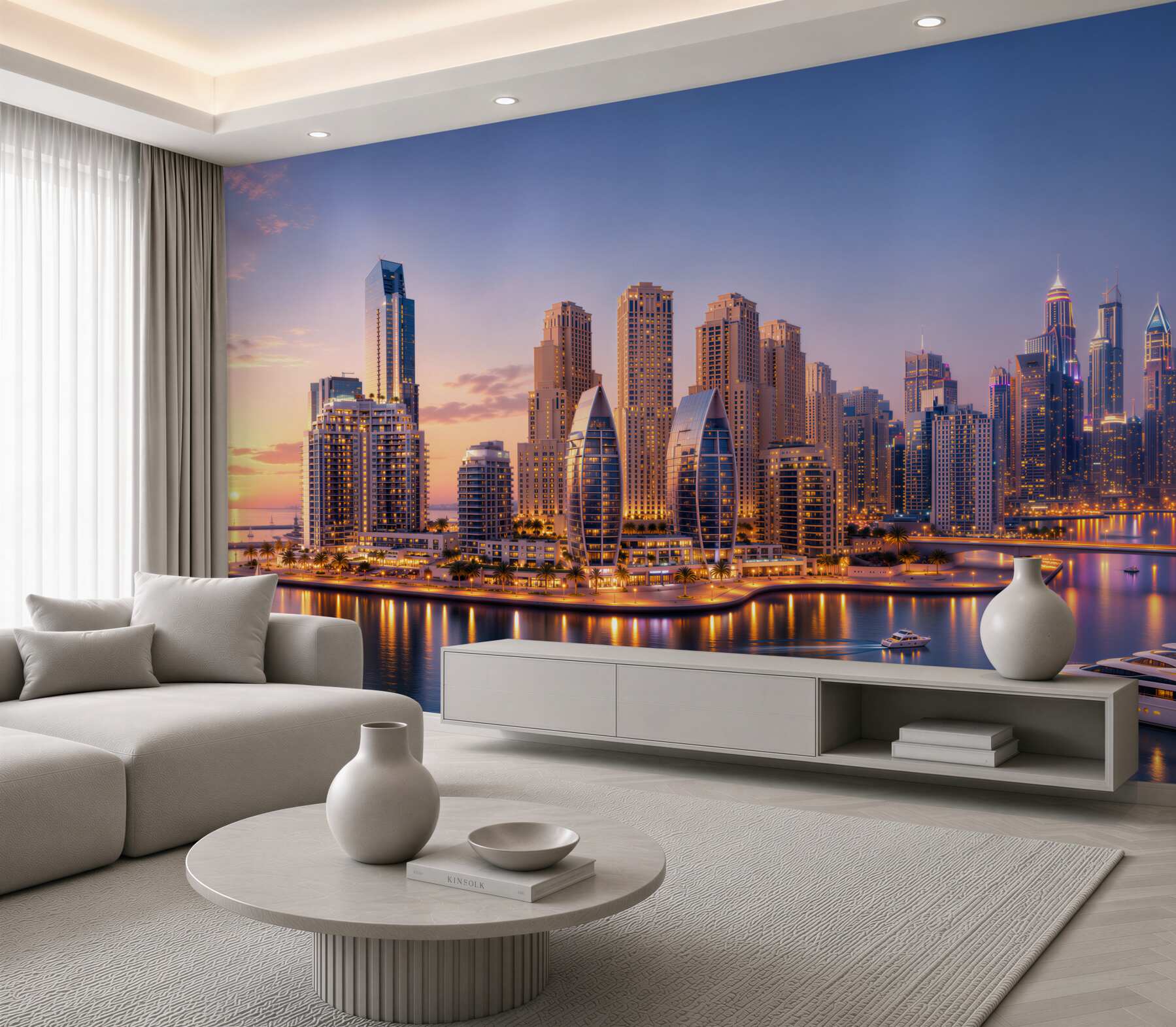 Fototapeta zmierzch nad Dubajem?v23