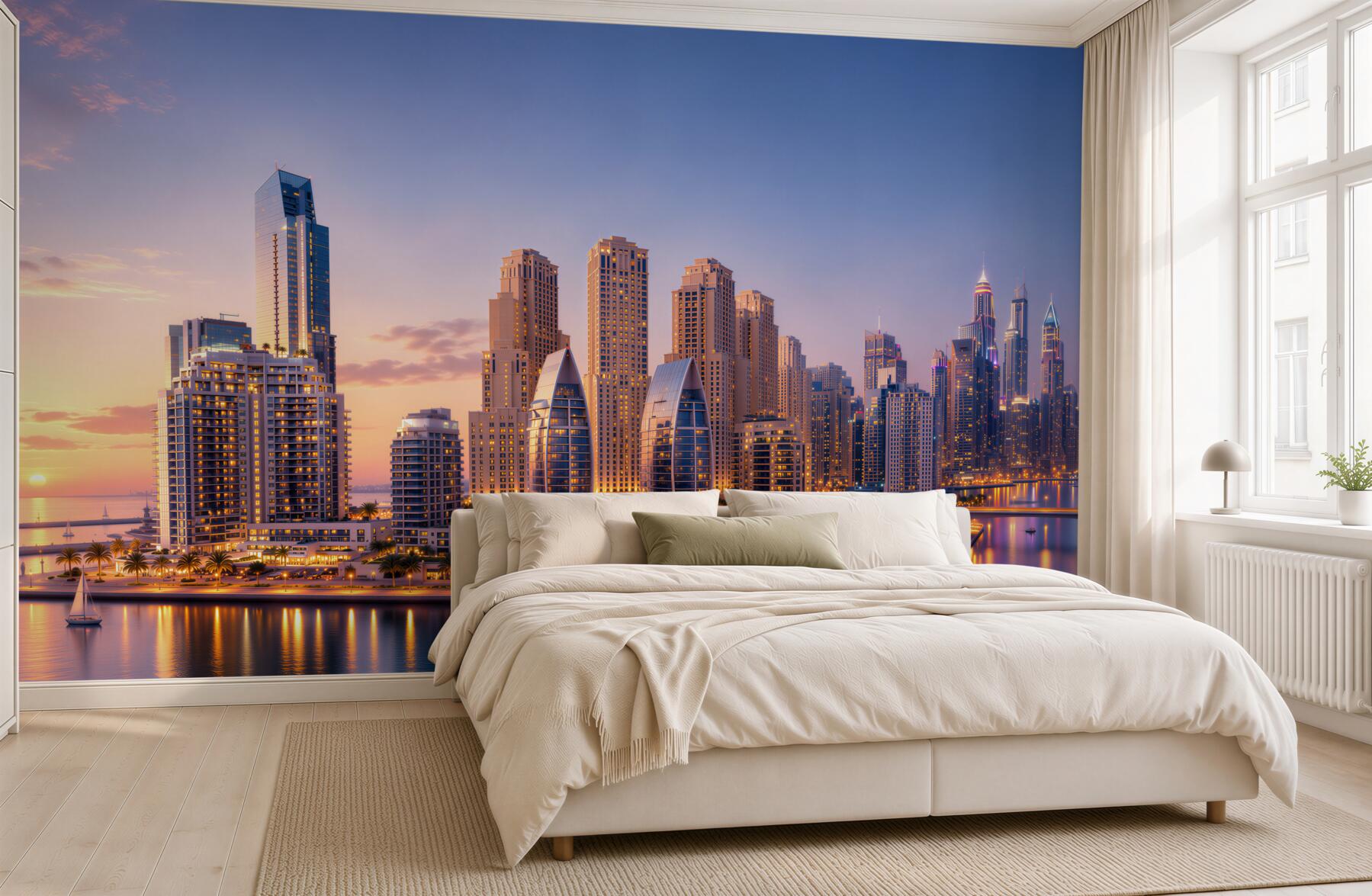 Fototapeta zmierzch nad Dubajem?v23